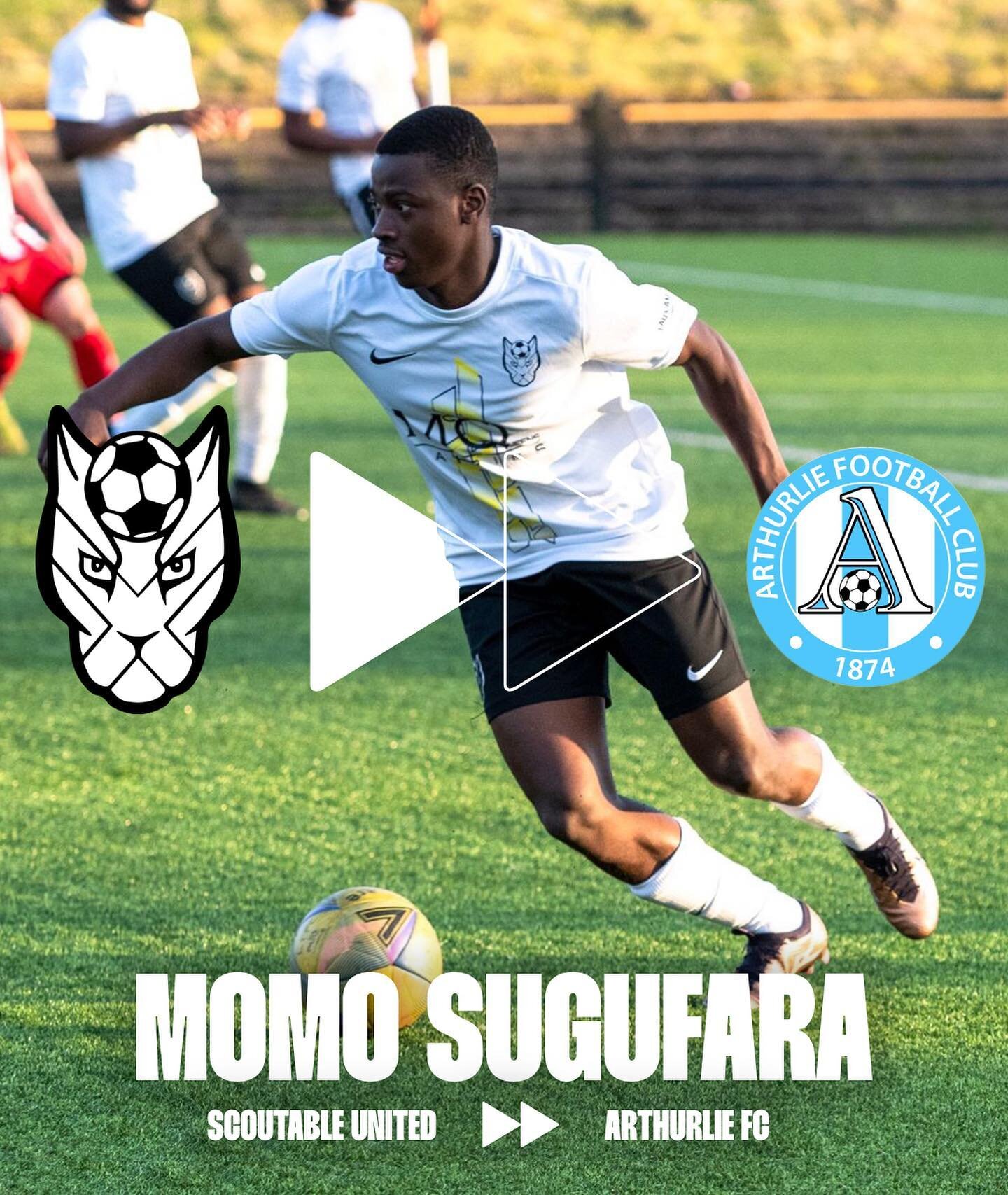 📝SIGNING ANNOUNCEMENT📝

Congratulations to our graduate player Momo Sugufara on signing a deal with Arthurlie FC who are in West of Scotland Premier Division.

Momo was spotted while playing in our showcase match last month -  impressing their coac