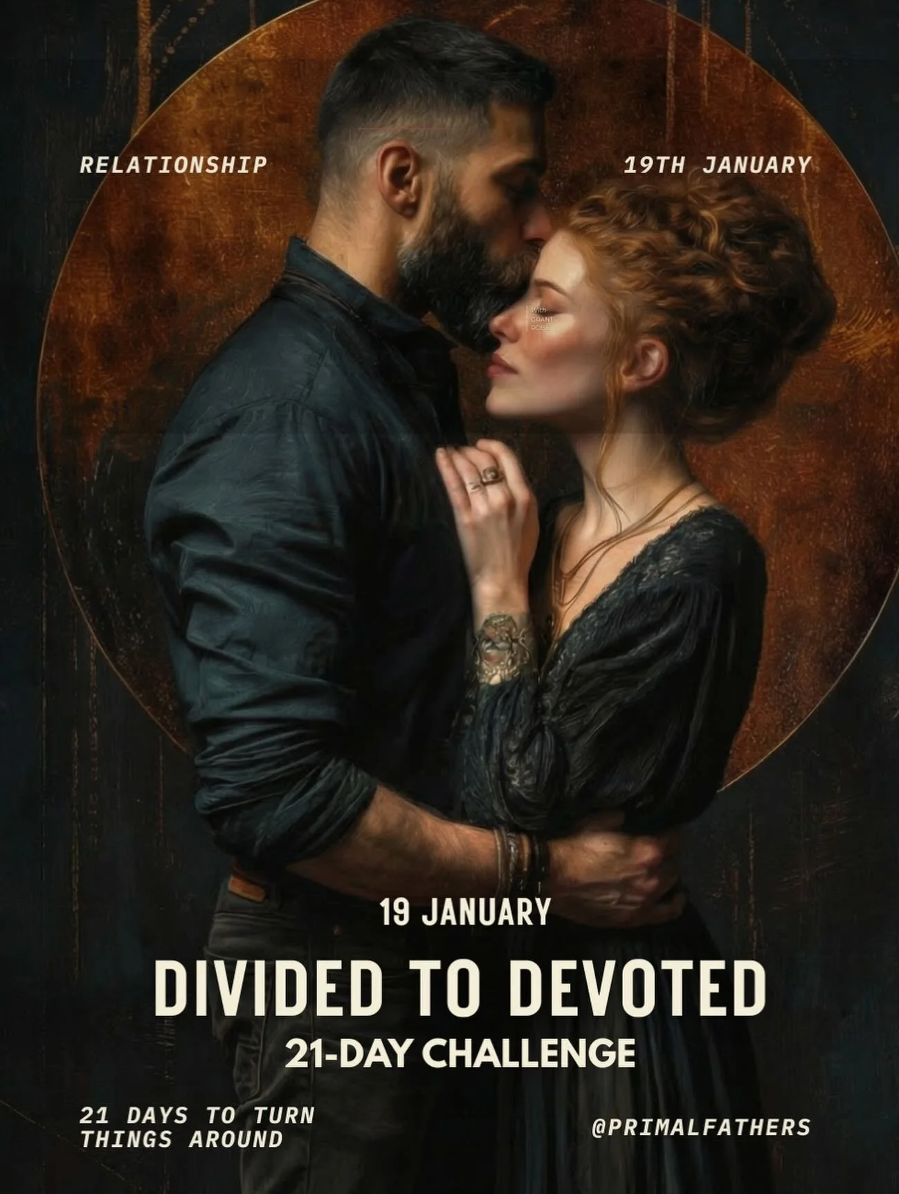 Obsessed with this brand design for @theprimalfathers 🔥

This visual identity for Grant Robe&rsquo;s 21 Day Couples Challenge: Divided to Devoted was designed to feel strong, grounded, and unshakeable - because that&rsquo;s the energy Grant brings.
