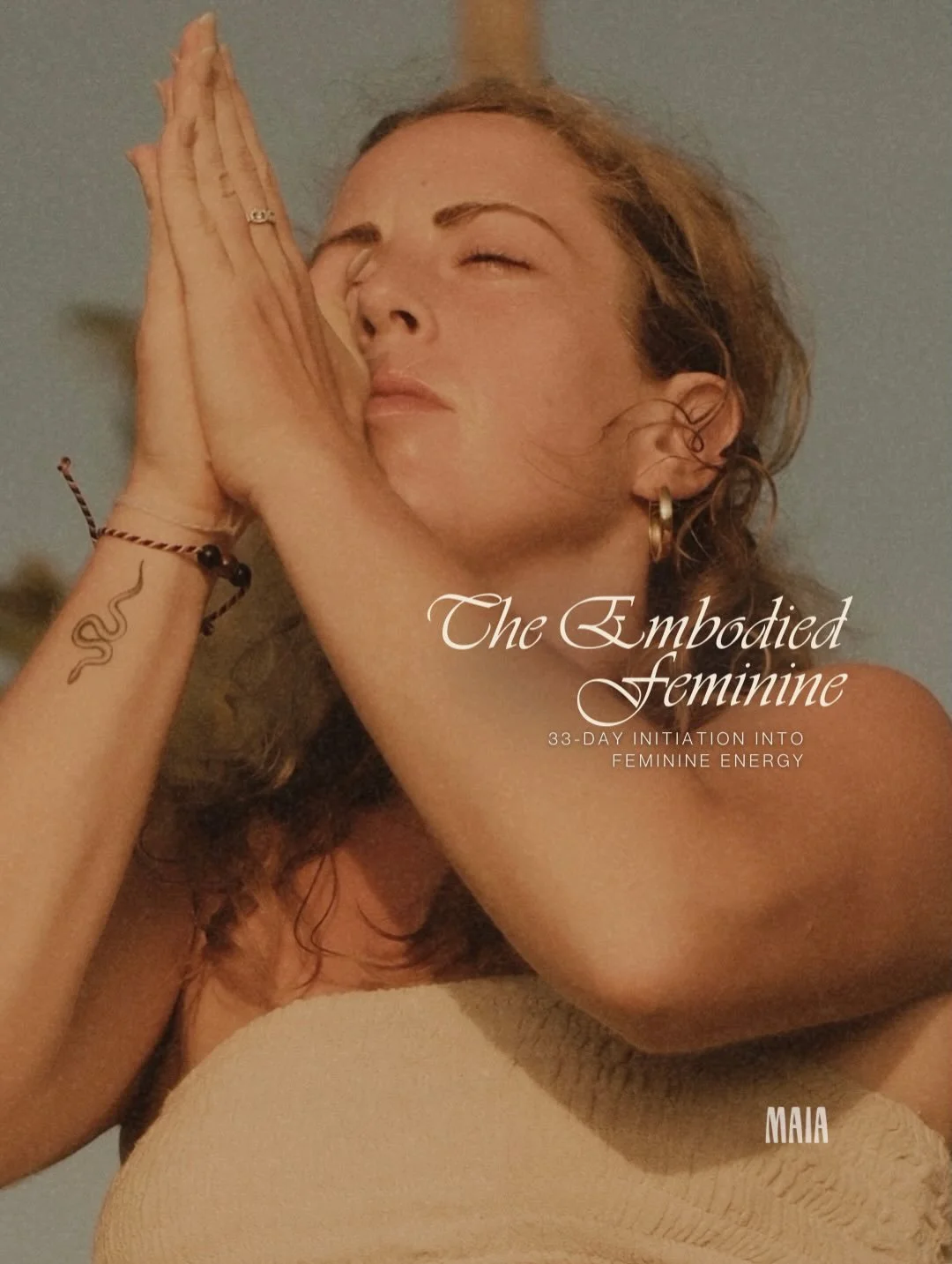 A softer arrival 🐚 Brand Design for ✍🏼@maiaconsciousliving

The Embodied Feminine unfolds quietly&hellip;

A pause, a study in presence, restraint, and subtle power. The design is pared back to what matters, allowing space, breath, and intention to