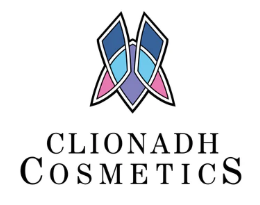 Clionadh CosmeticS logo is motifs inspired by Celtic knots and family crests of the brand's creators.