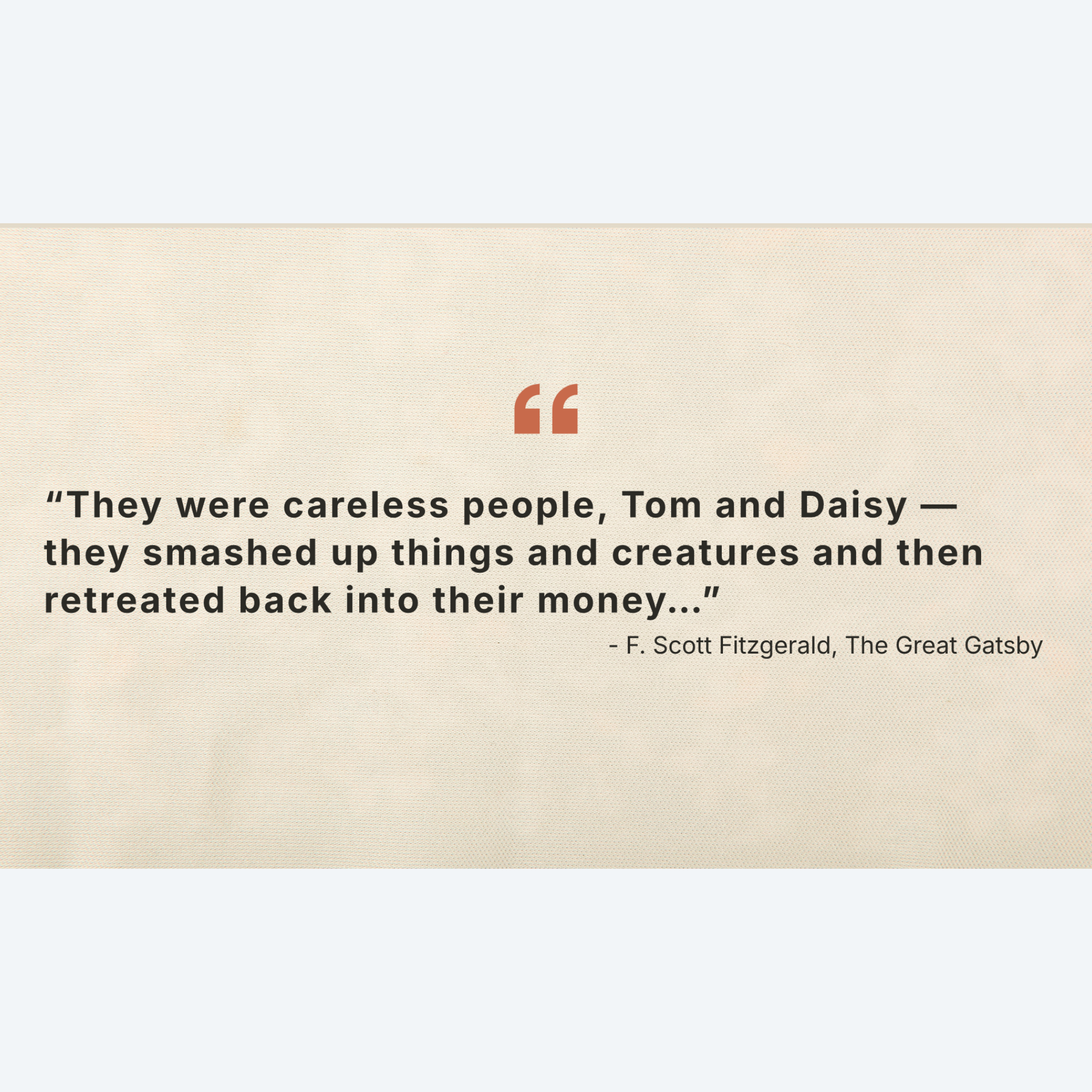 Orange Version of Quote Slide