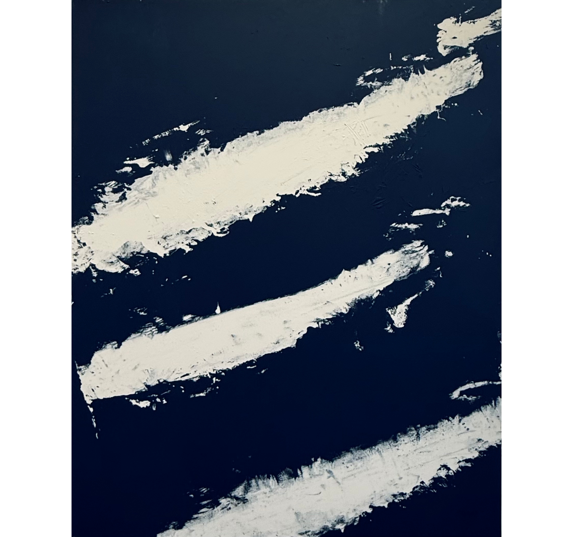 26. “Unapologetic in Navy” Tracey Mose | 48” x 60” | $5100