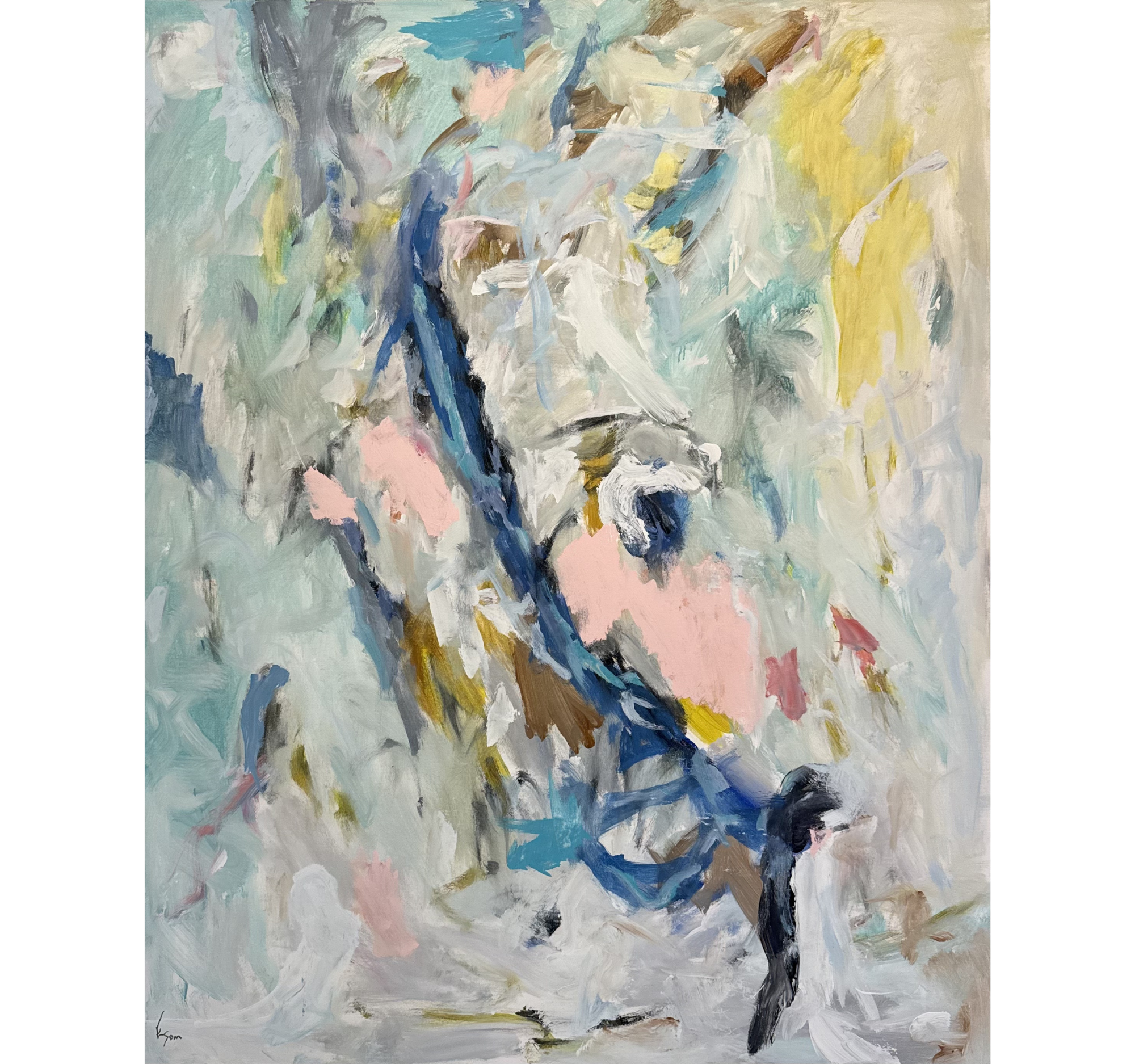 40. "Abstract in Spring" Tony Mose | 48" x 60" | $6480