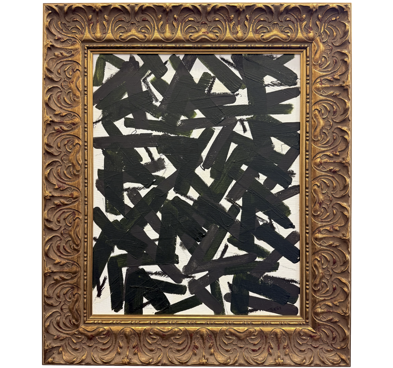"Under the CCC in Moss 2"  •  22 x 26  [ Framed ]