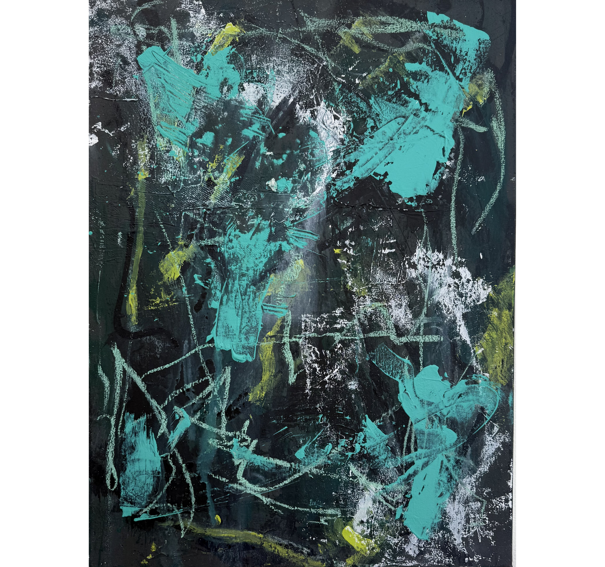 14.  "Punk Storm in Acid" Tracey Mose | 18" x 24" | $900