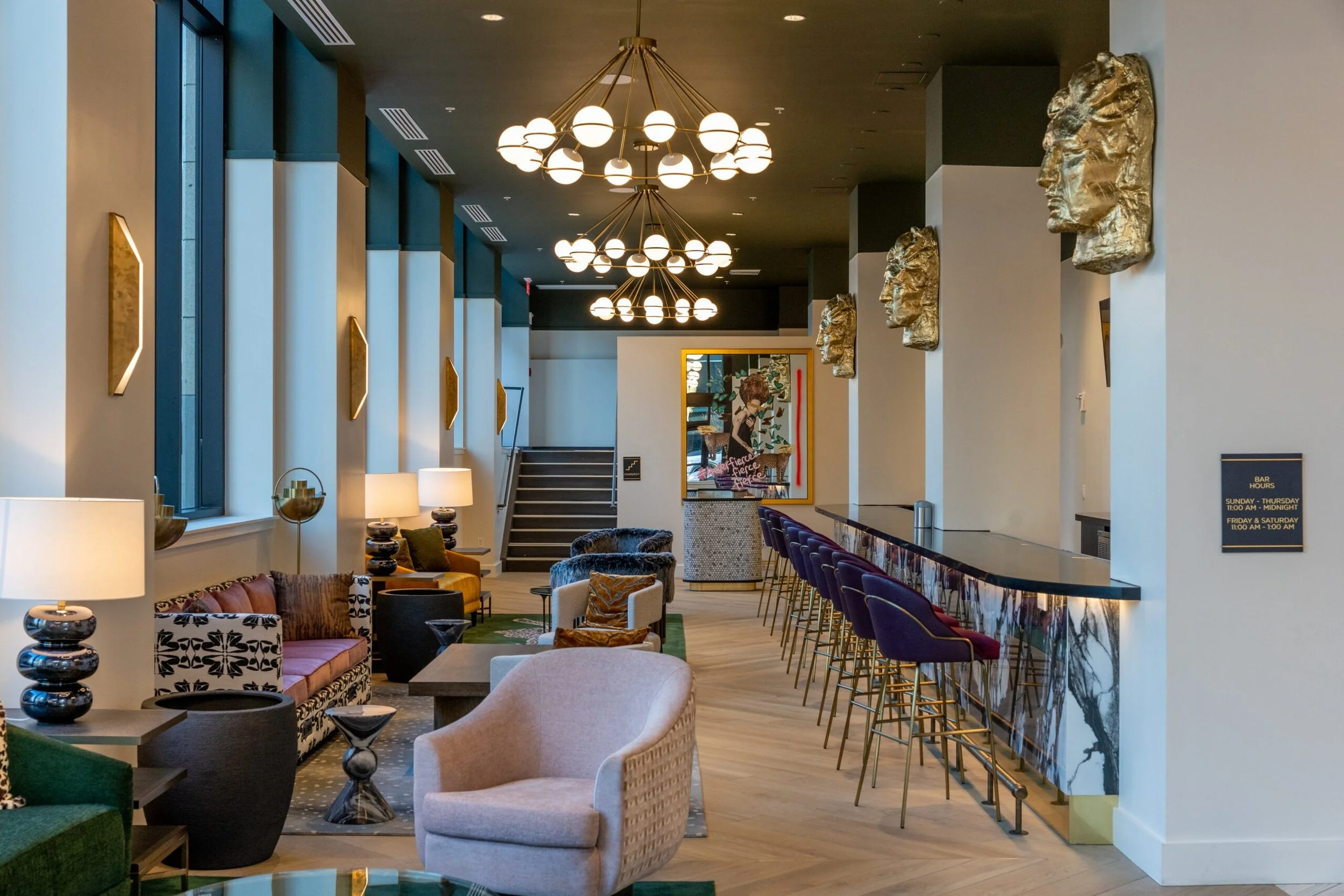 “An inside look at The Kelly, a brand new hotel in downtown Birmingham” - Bham Now | Dec 2021. Photography by Nathan Watson.
