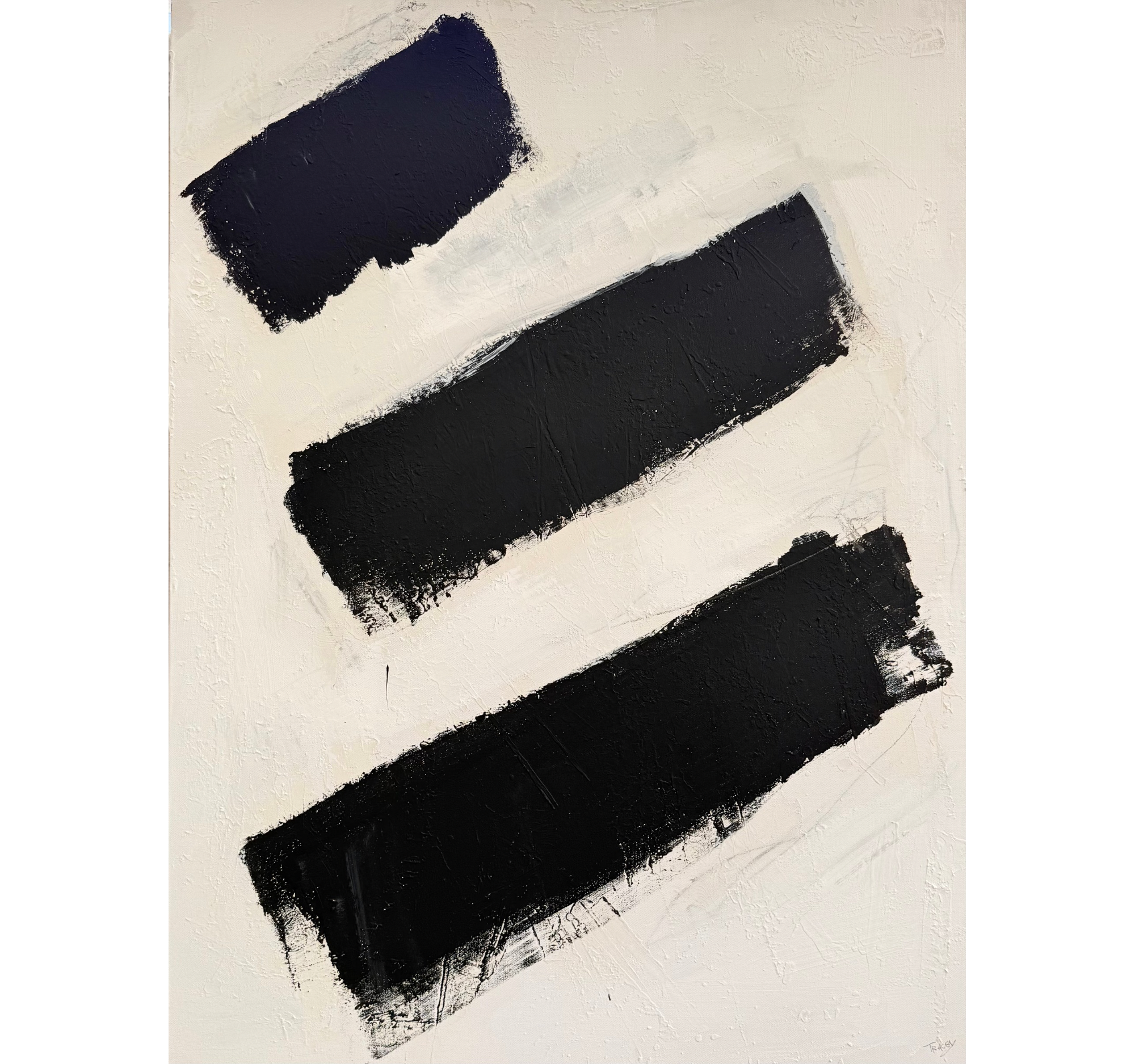32. “Black and White study 5” Tracey Mose | 30” x 40” | $2100