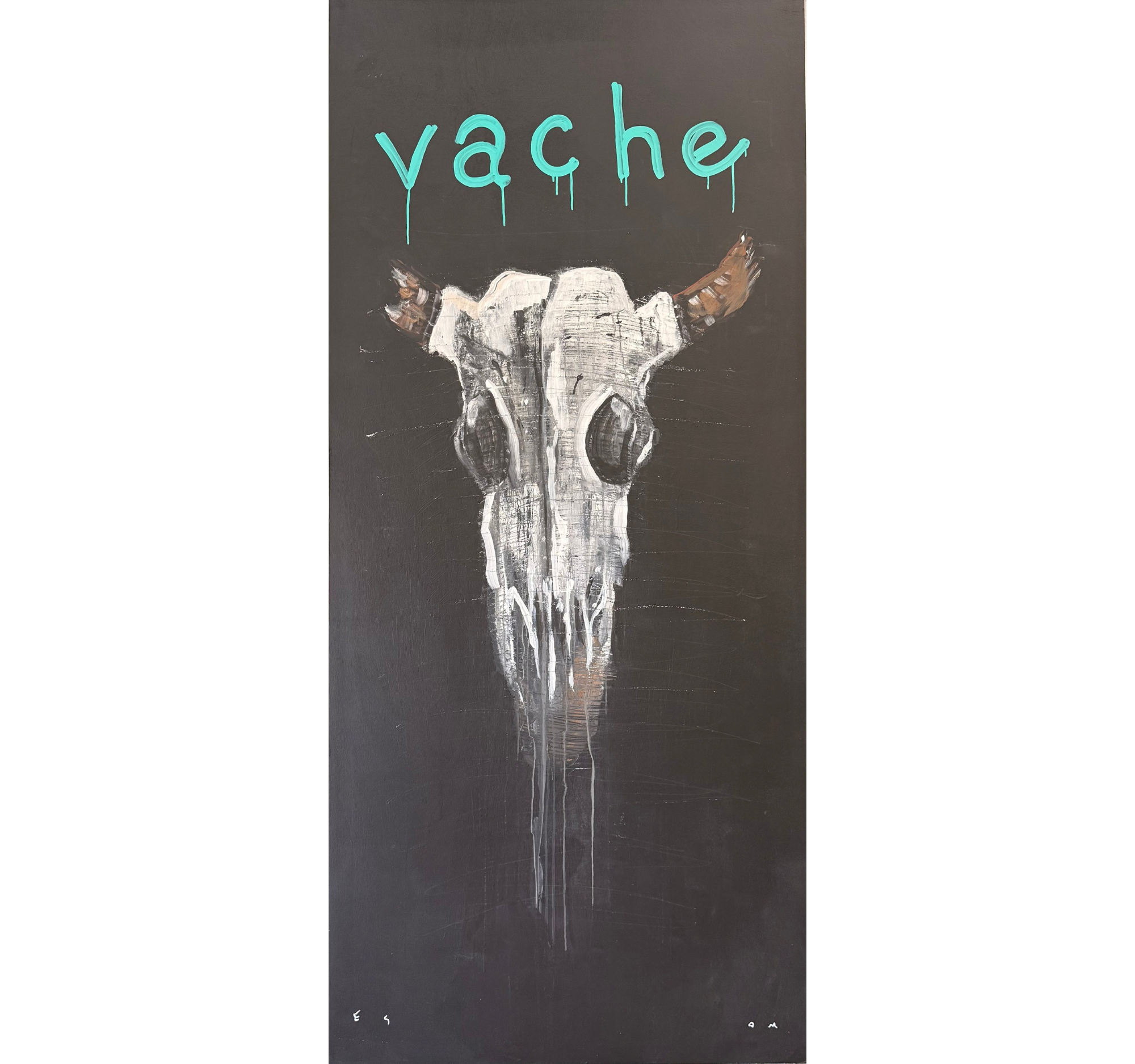 "VACHE" Tony Mose | 36" x 80" | $6500