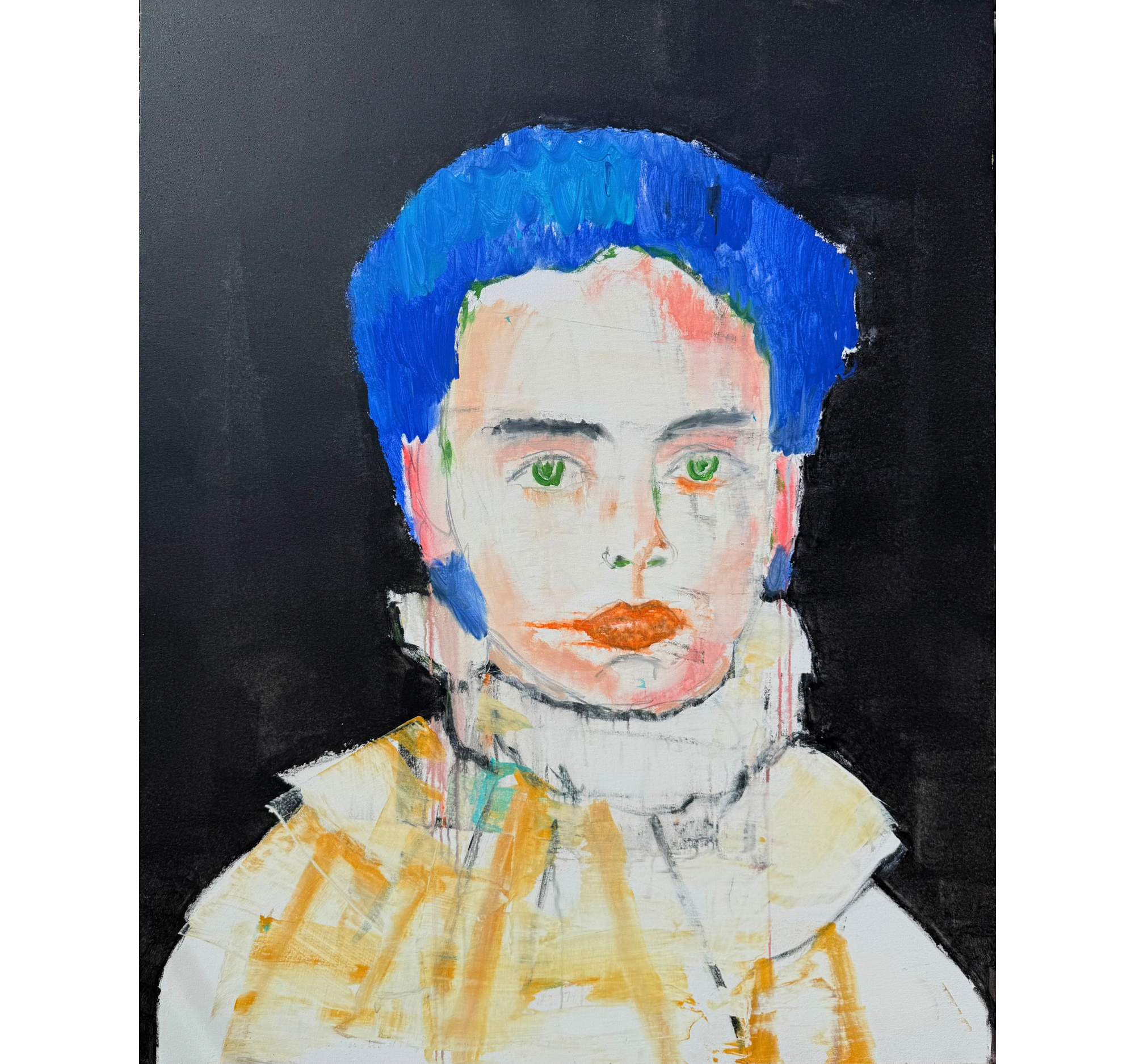 8. “Figure in Yellow” Tony Mose | 48” x 60” | $6500