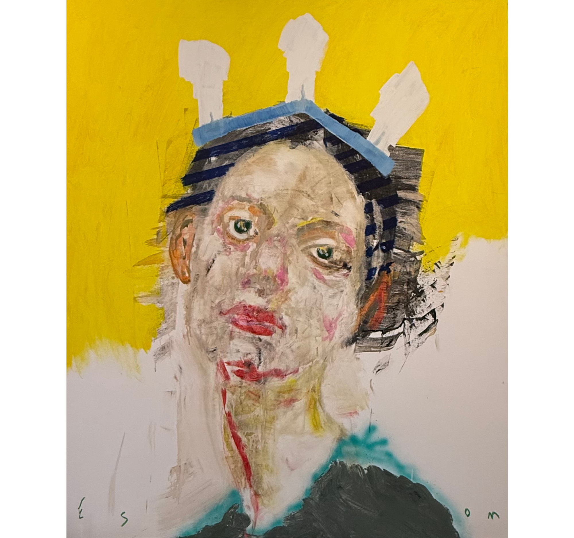 19. “Up Close, In Sunshine” Tony Mose | 60” x 72” | $9800