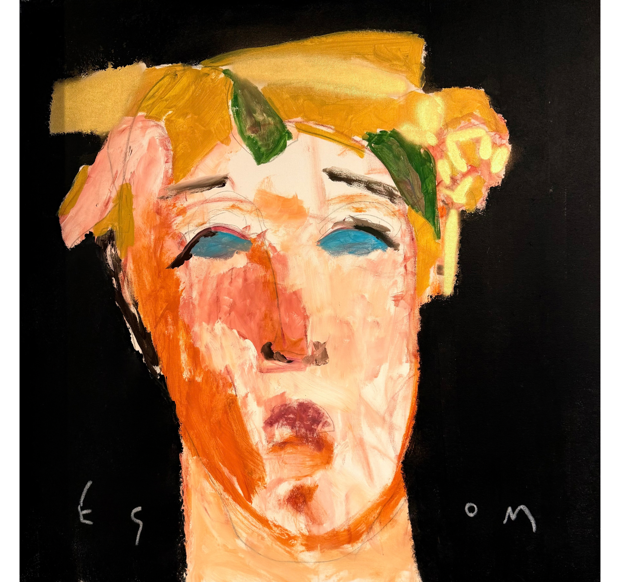 57. “Figure with Golden Hair” Tony Mose | 48” x 48” | $5200