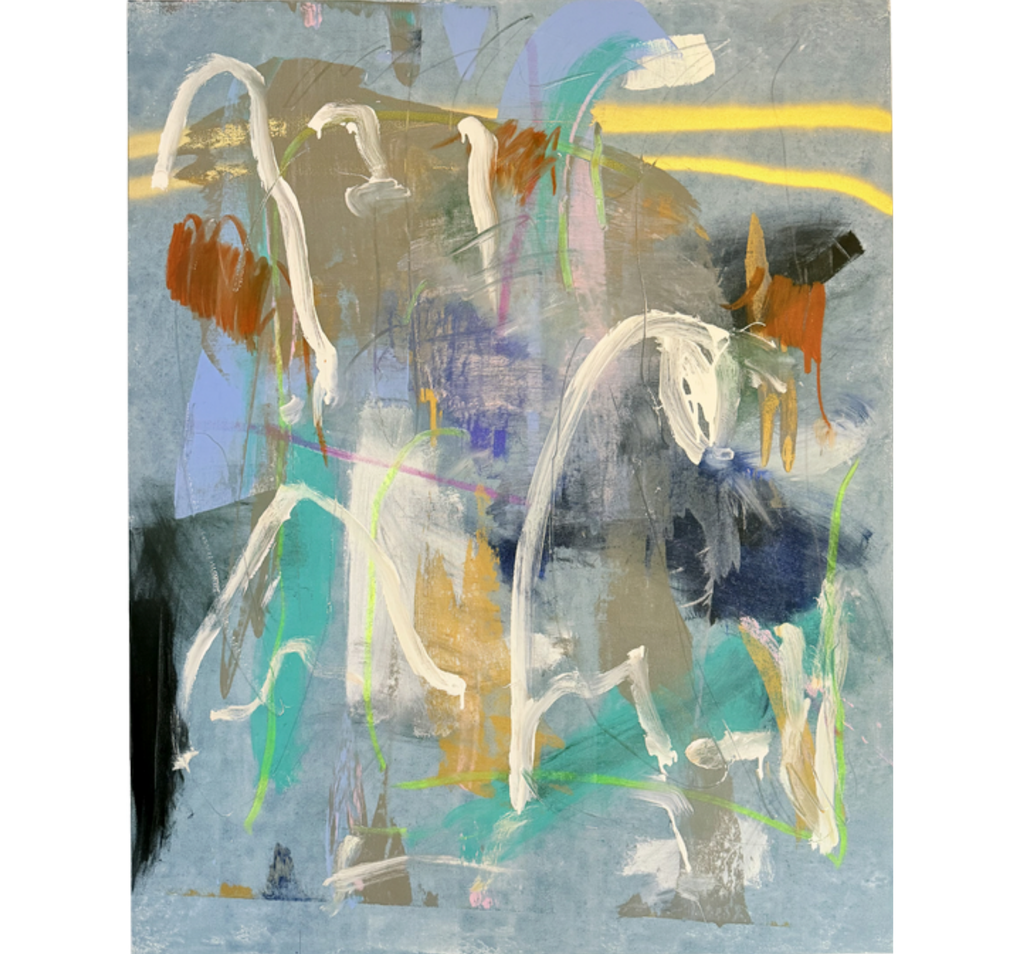 “Summer Abstract ” Tony Mose | 60” x 48” | $6,500