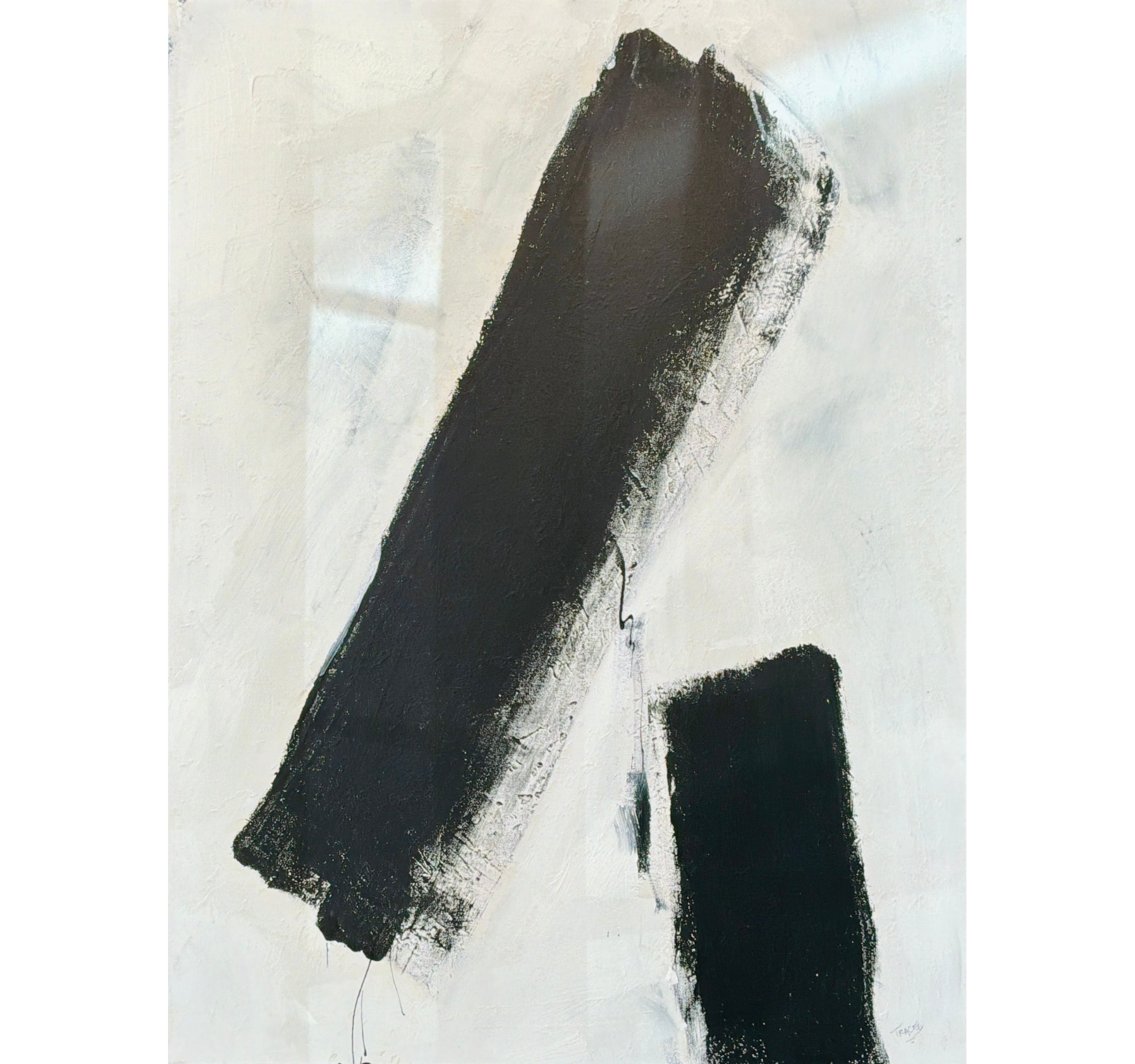 59. “Black and White Study 3” Tracey Mose | 30” x 40” | $2100