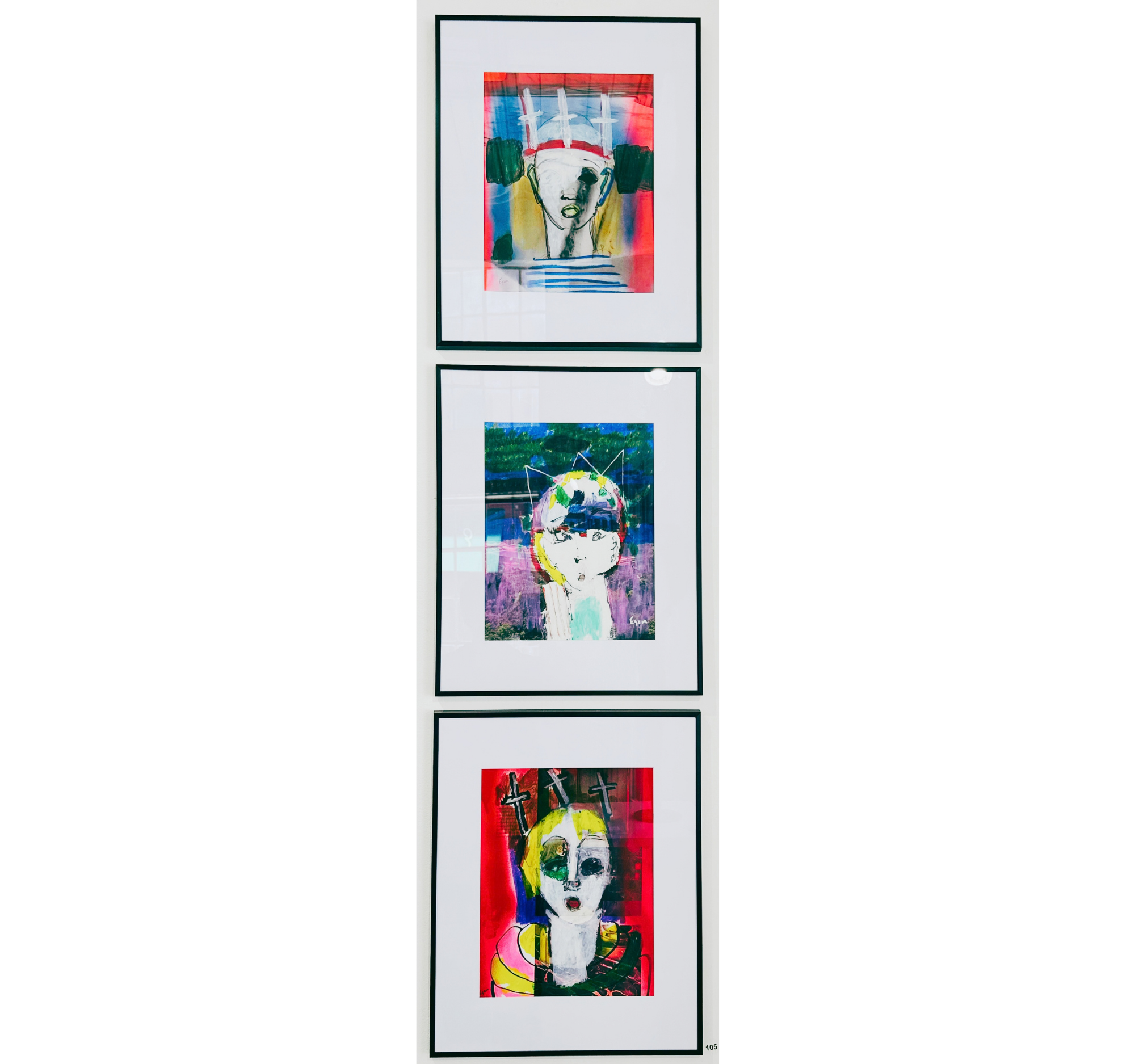105. “Magazine Sketches” Tony Mose | 11” x 14”; Frame: 16.5” x 20.5” | $1200
