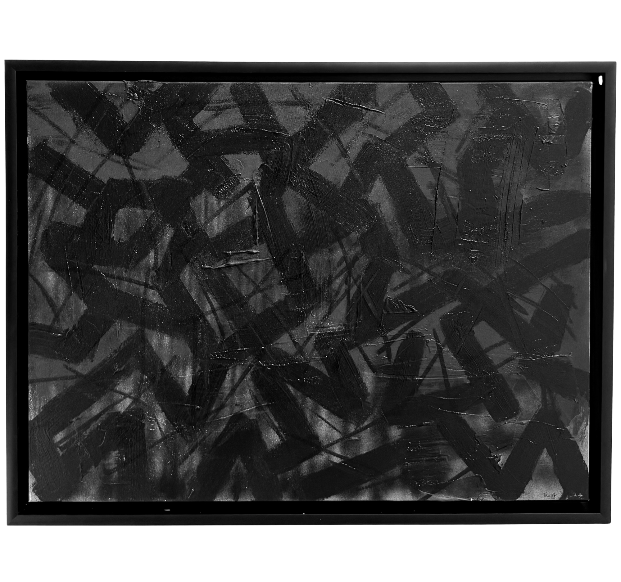 “CCC in Black 2” Tracey Mose | 40” x 30”; Frame: 43”x 33” | $3200