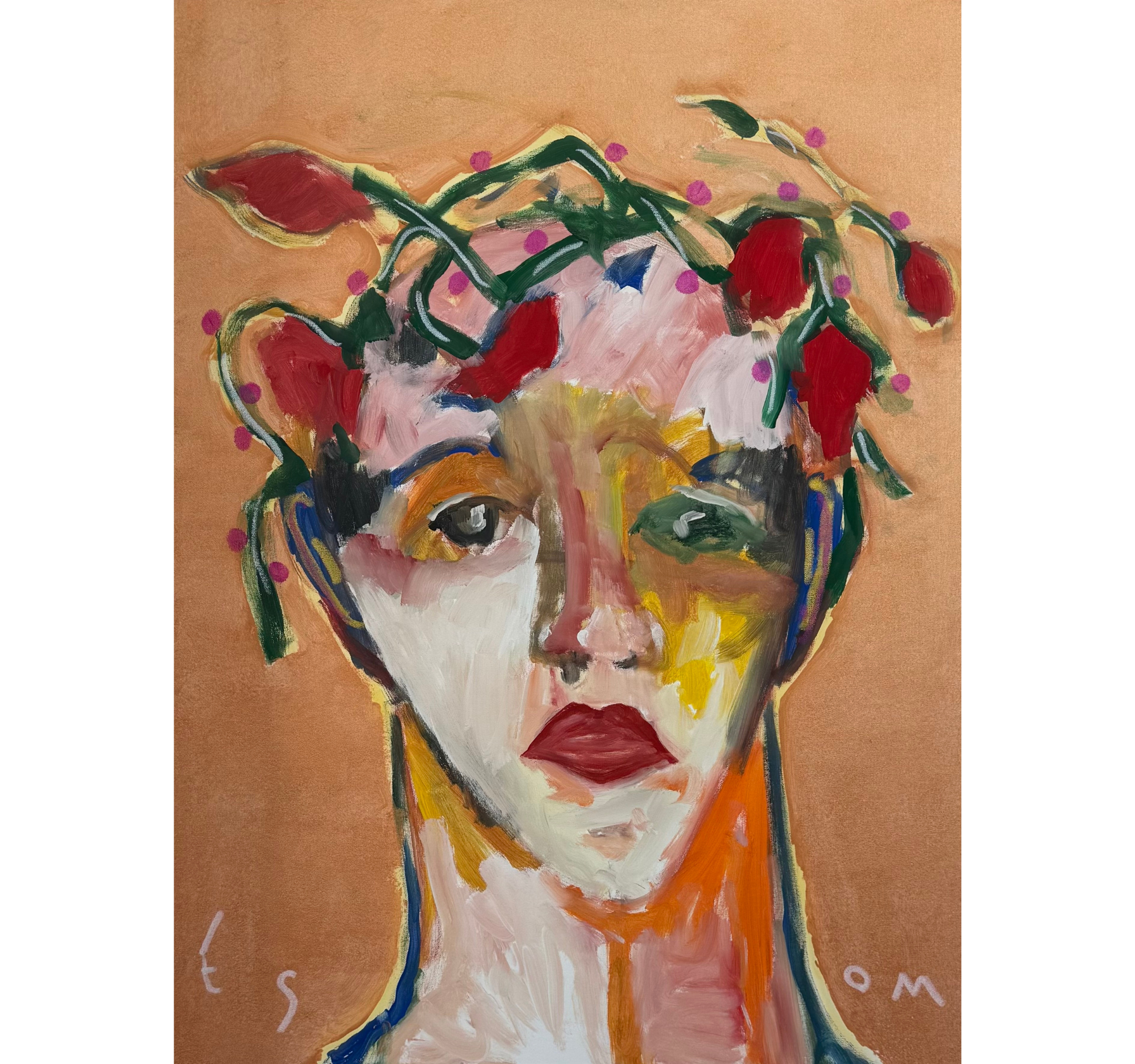 10. “Crowned with Roses” Tony Mose | 36” x 48” | $3900