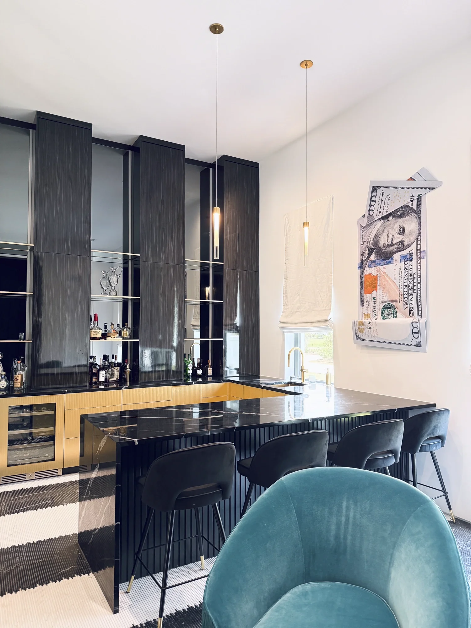 Space: Private Residence, Kitchen
Artist: Tracey Mose, "Big Money"