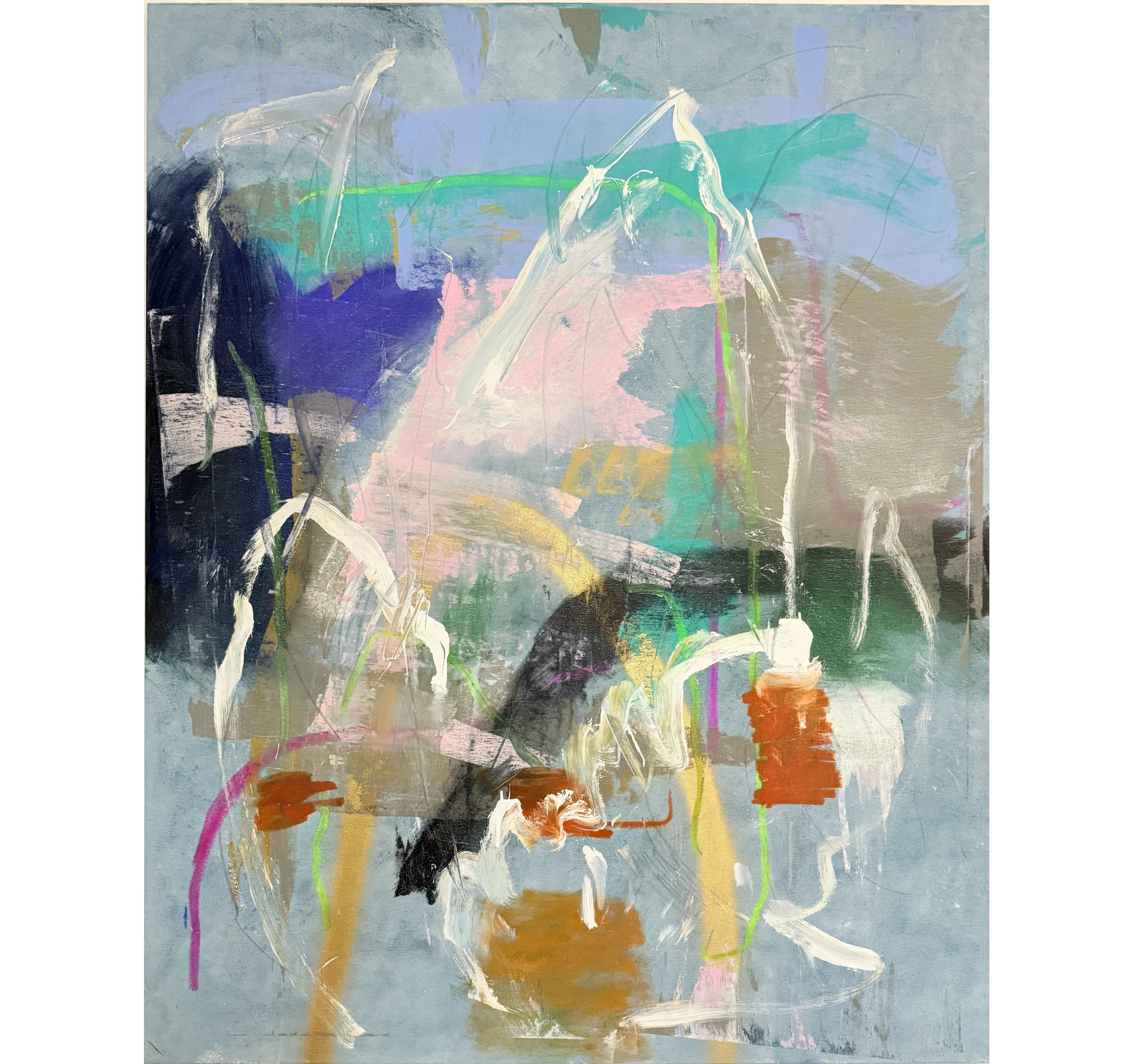 40. "Abstract in Summer 2" Tony Mose | 48" x 60" | $6480