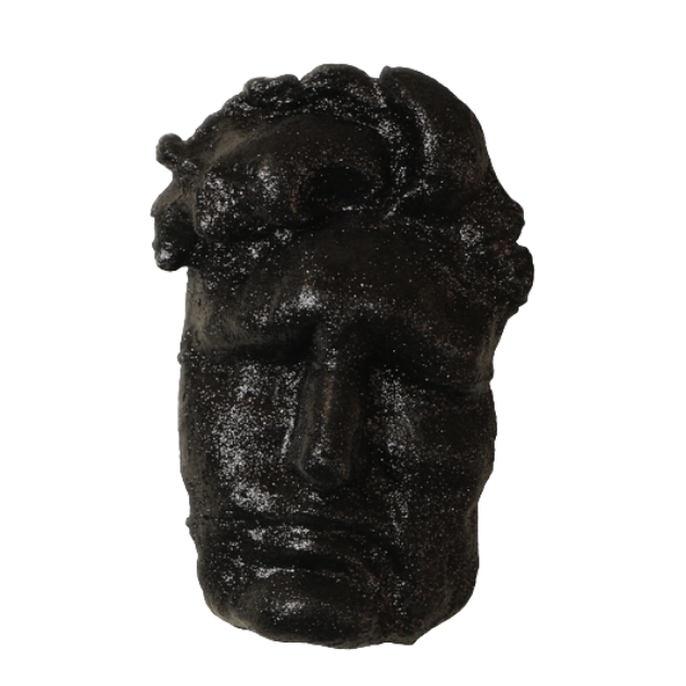 35. "Big Head in Black Diamond Dust" Tony Mose | Approx. W17" x H26" x D10" | $3200