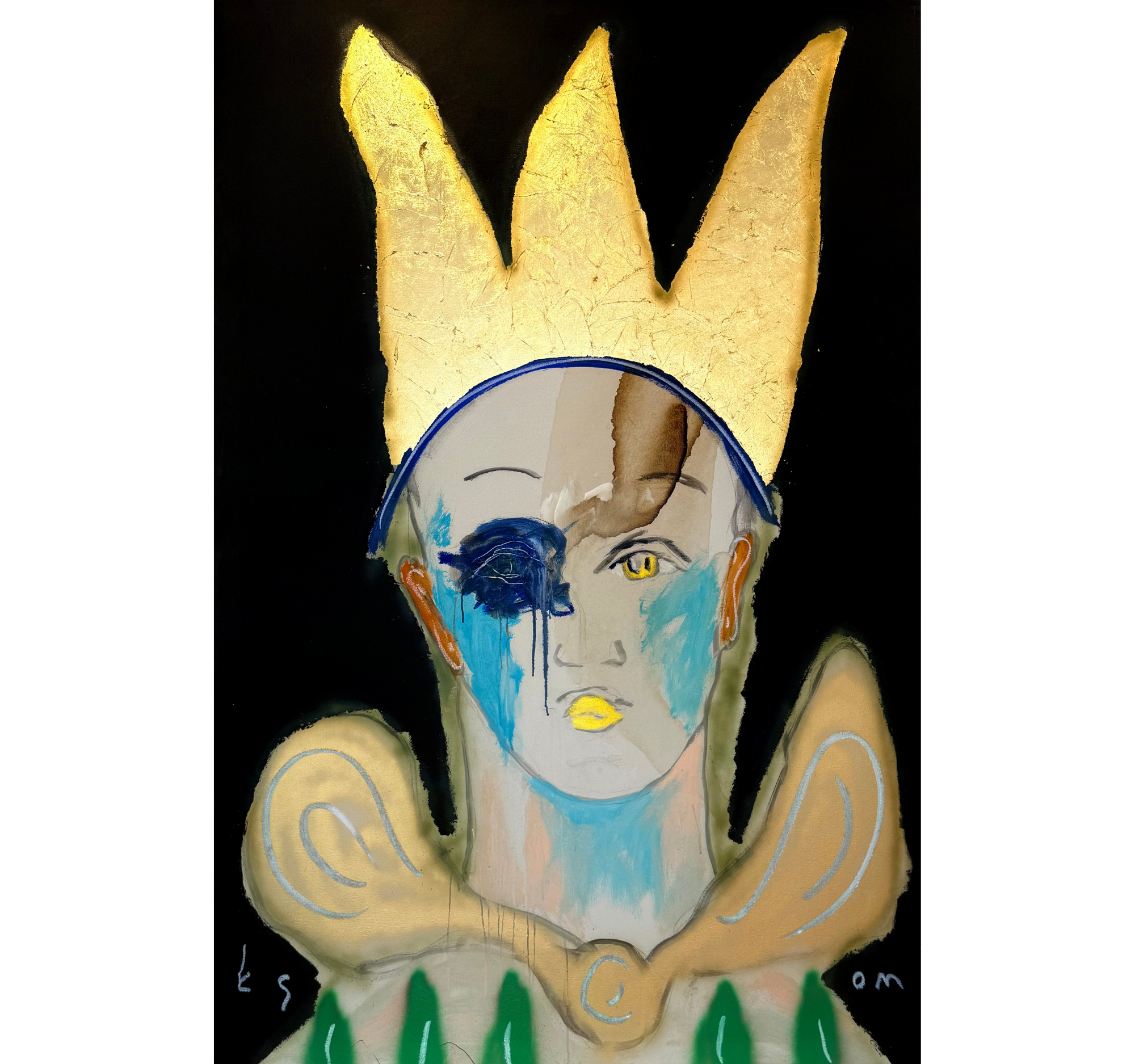 11. “King, in Blue” Tony Mose | 48” x 72” | $7800