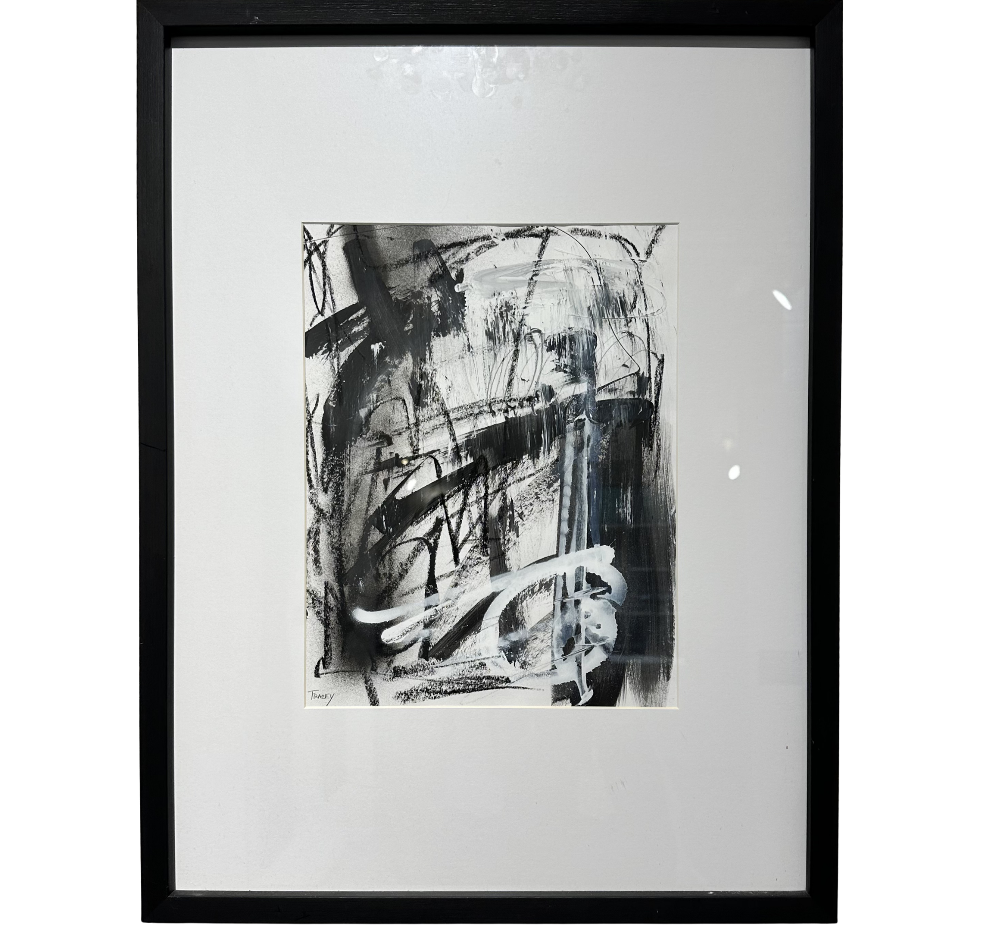 26. "Black and White Sketches 4" Tracey Mose | 11" x 14"; Frame and Matte: 19.5" x 25.25" | $1200