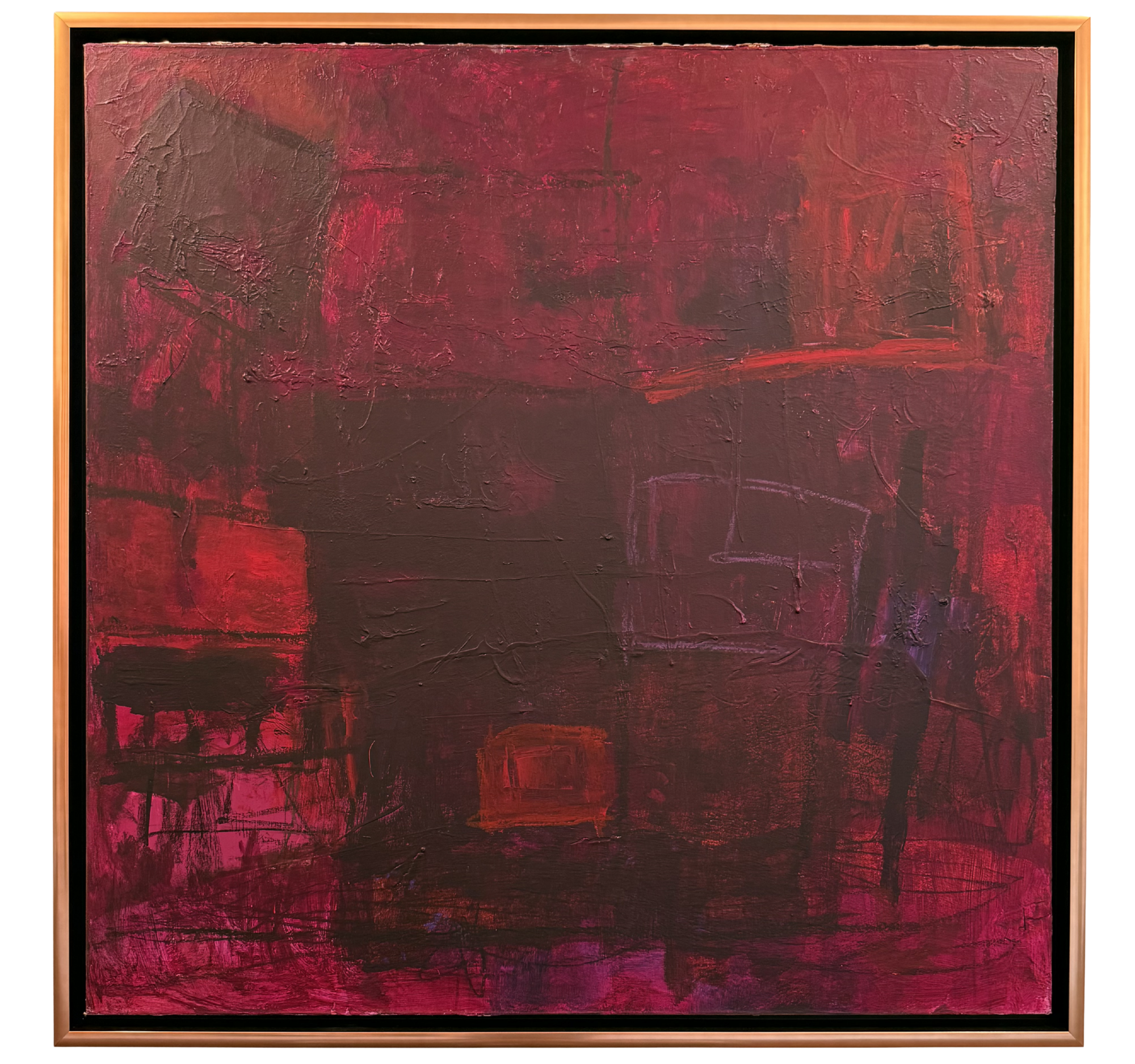136. "Viola" Tracey Mose | 48" x 48"; Frame: 51" x 51" | $5400