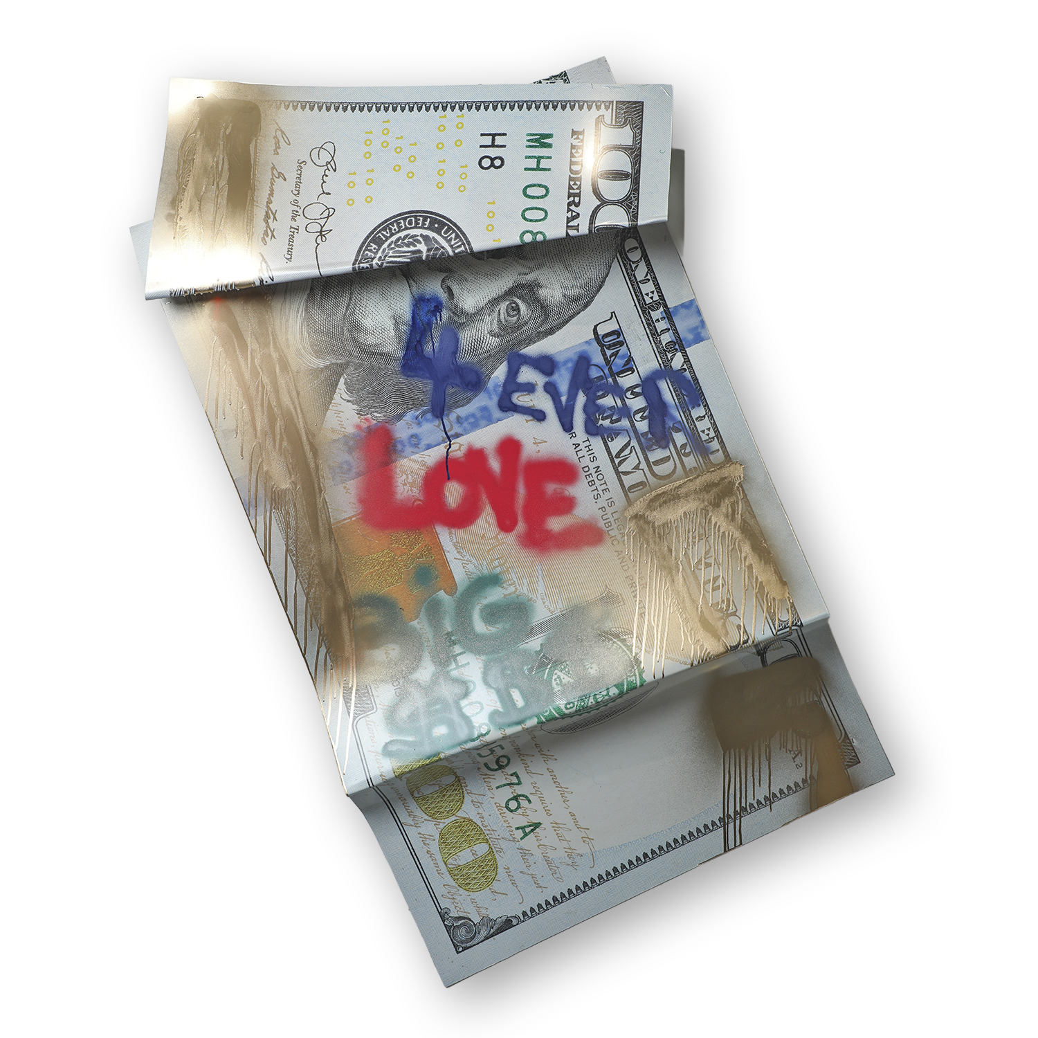 44. "Big Money: 4 Ever Love" Tracey Mose | 56" x 66" | $4500