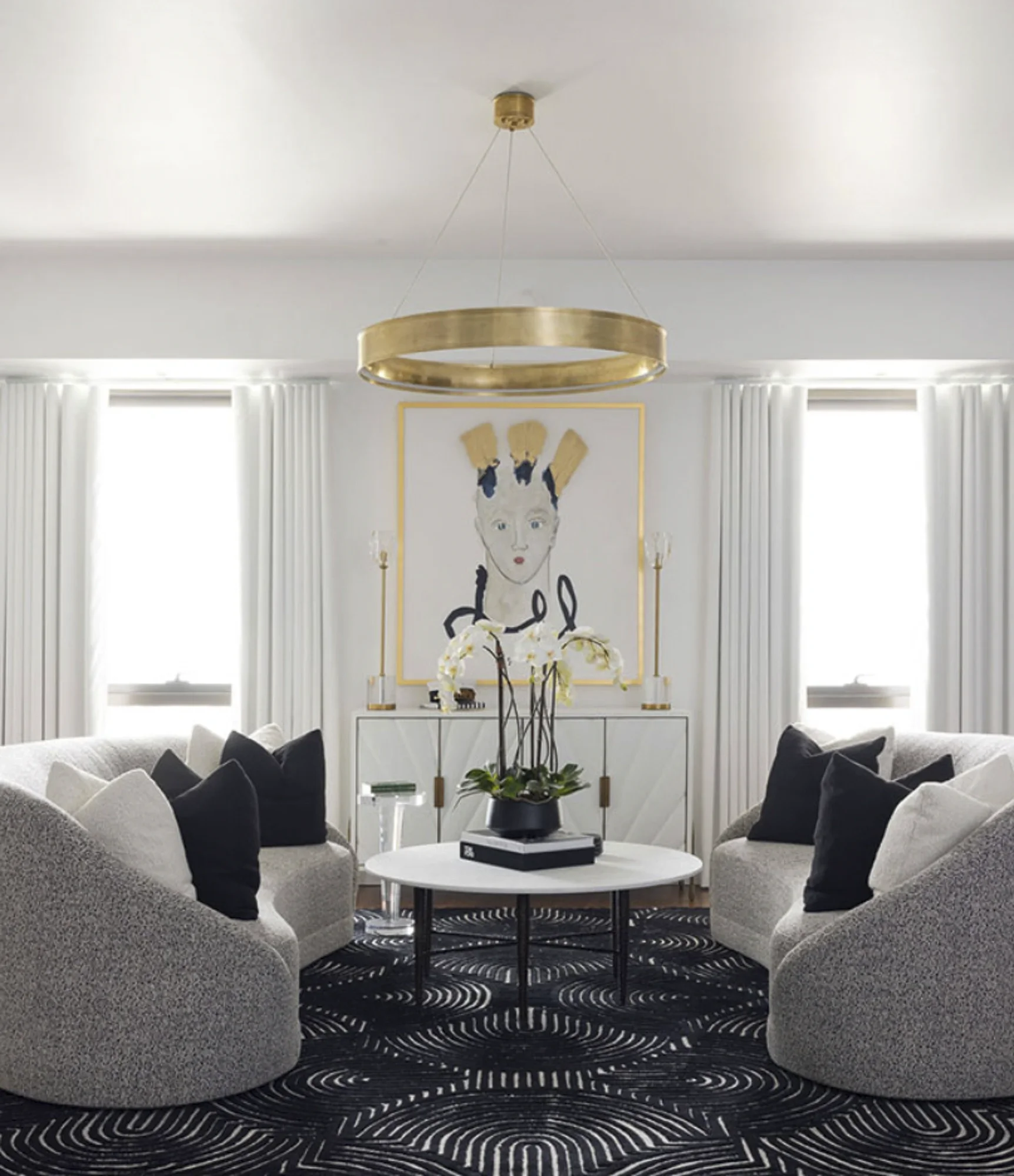 Designer: Villa Vici
Space: Private Residence, Entertainment Area
Artist: Tony Mose, On Figurative
