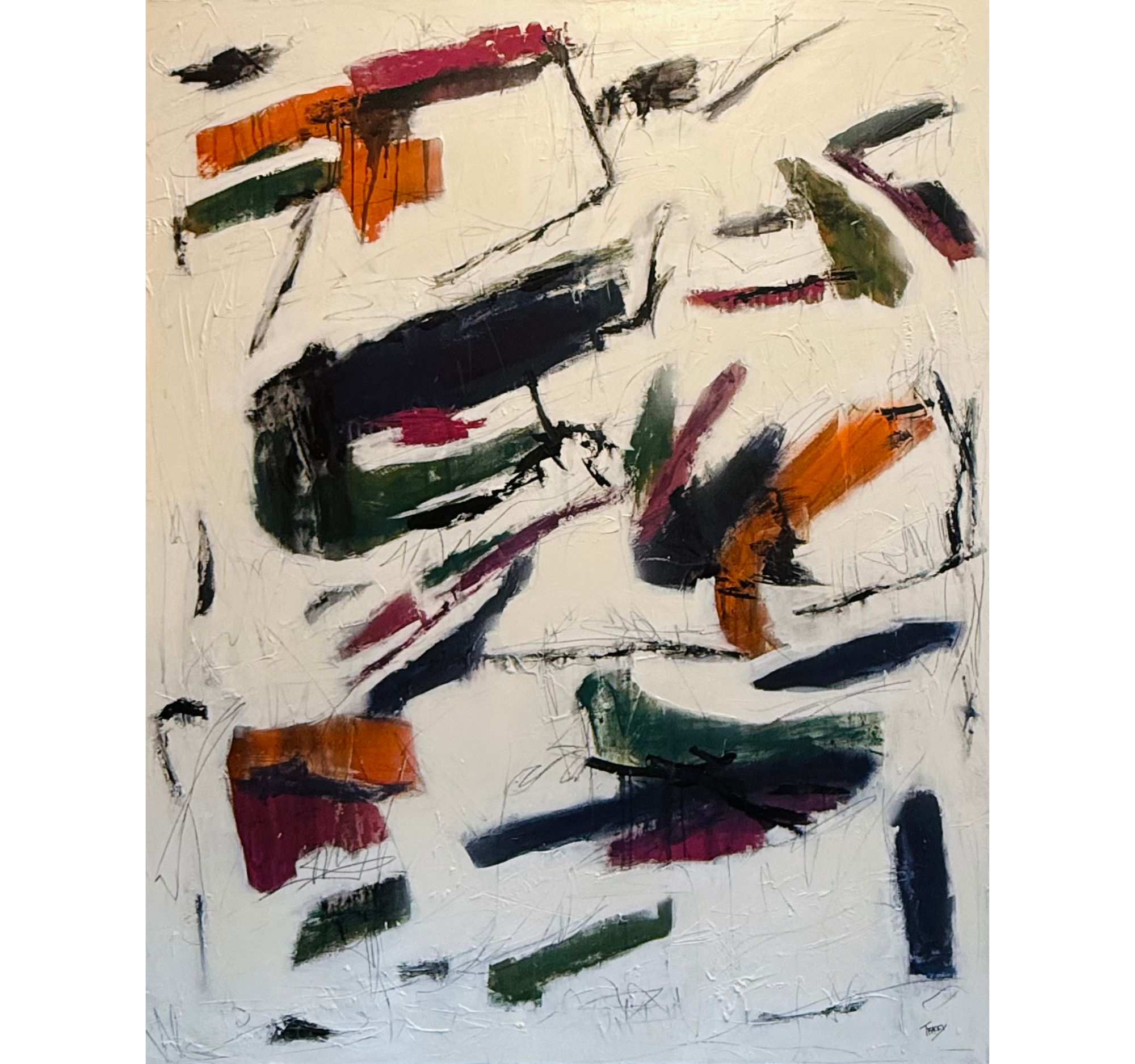 “Unapologetic” Tracey Mose | 48” x 60” | $5100