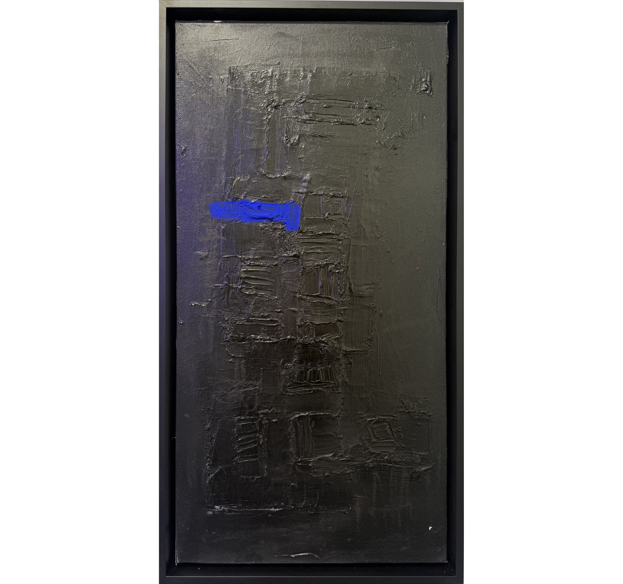 68. "Yves Klein Blue 2" Tracey Mose | 15" x 30"; Frame: 16.5" x 31.5" | $1596