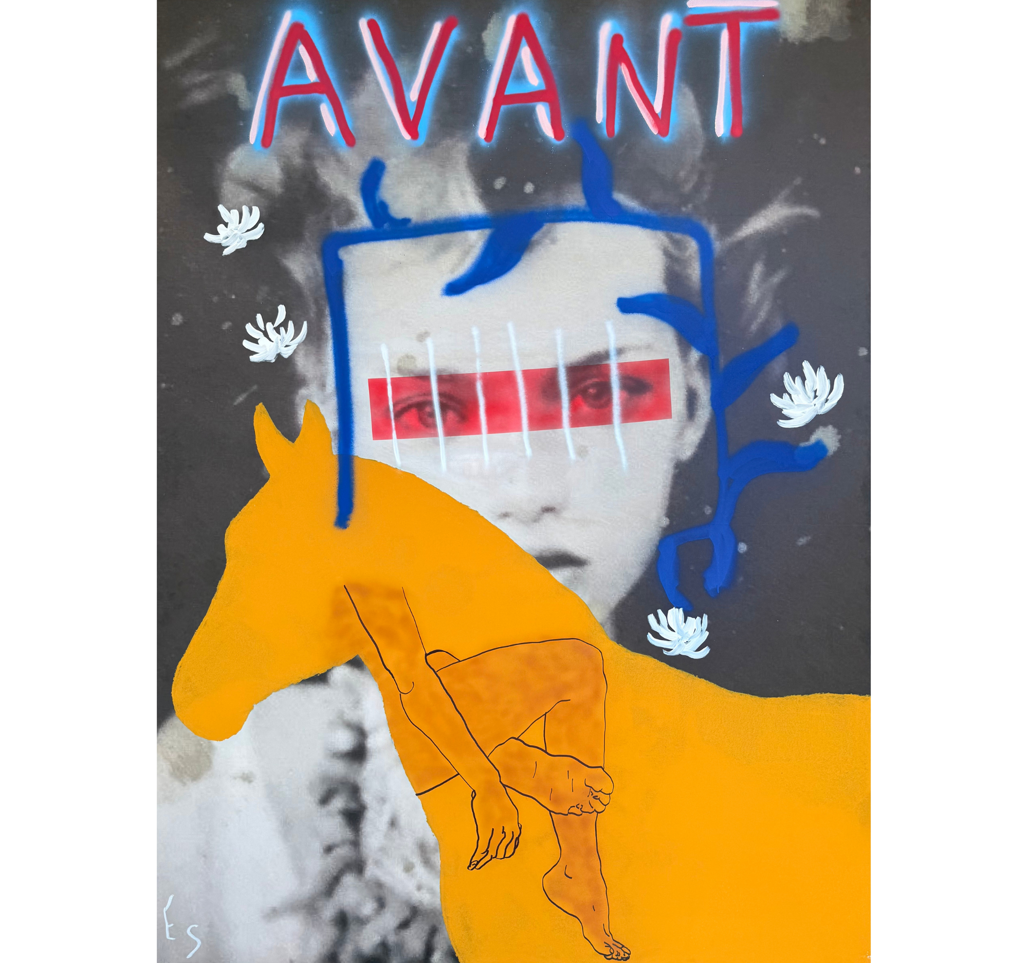101. "We Will Remain; Avant" Tony Mose | 72" x 96" | $15,600