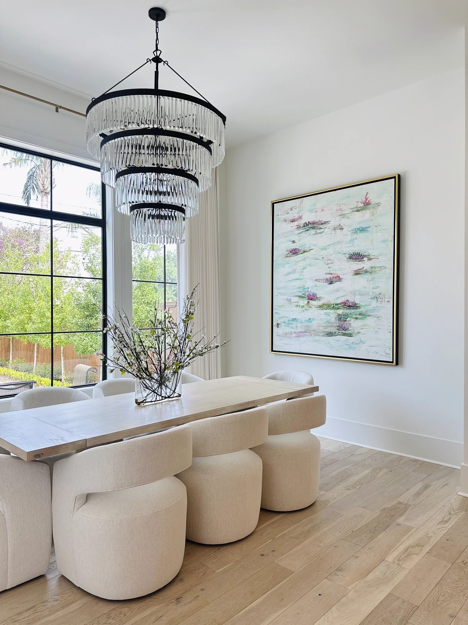 Space: Private Residence, Dining Room
Artist: Tony Mose, Waterlilies
