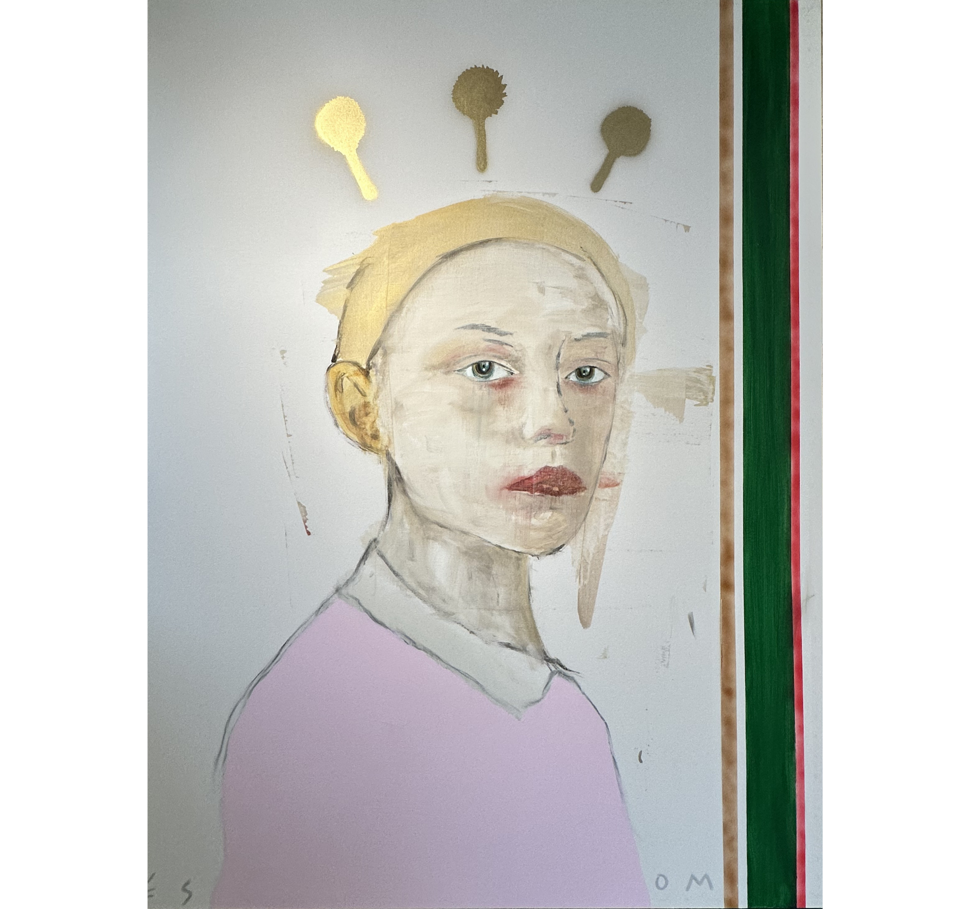 41. "Figure with Collared Shirt" Tony Mose | 72" x 96" | $15,552