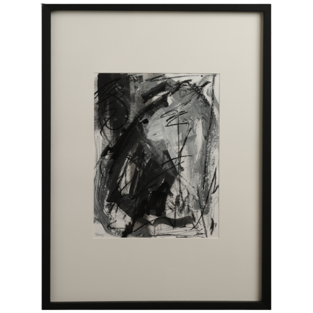 30. "Black and White Sketches 3" Tracey Mose | 11" x 14"; Frame and Matte: 19.5" x 25.25" | $1200