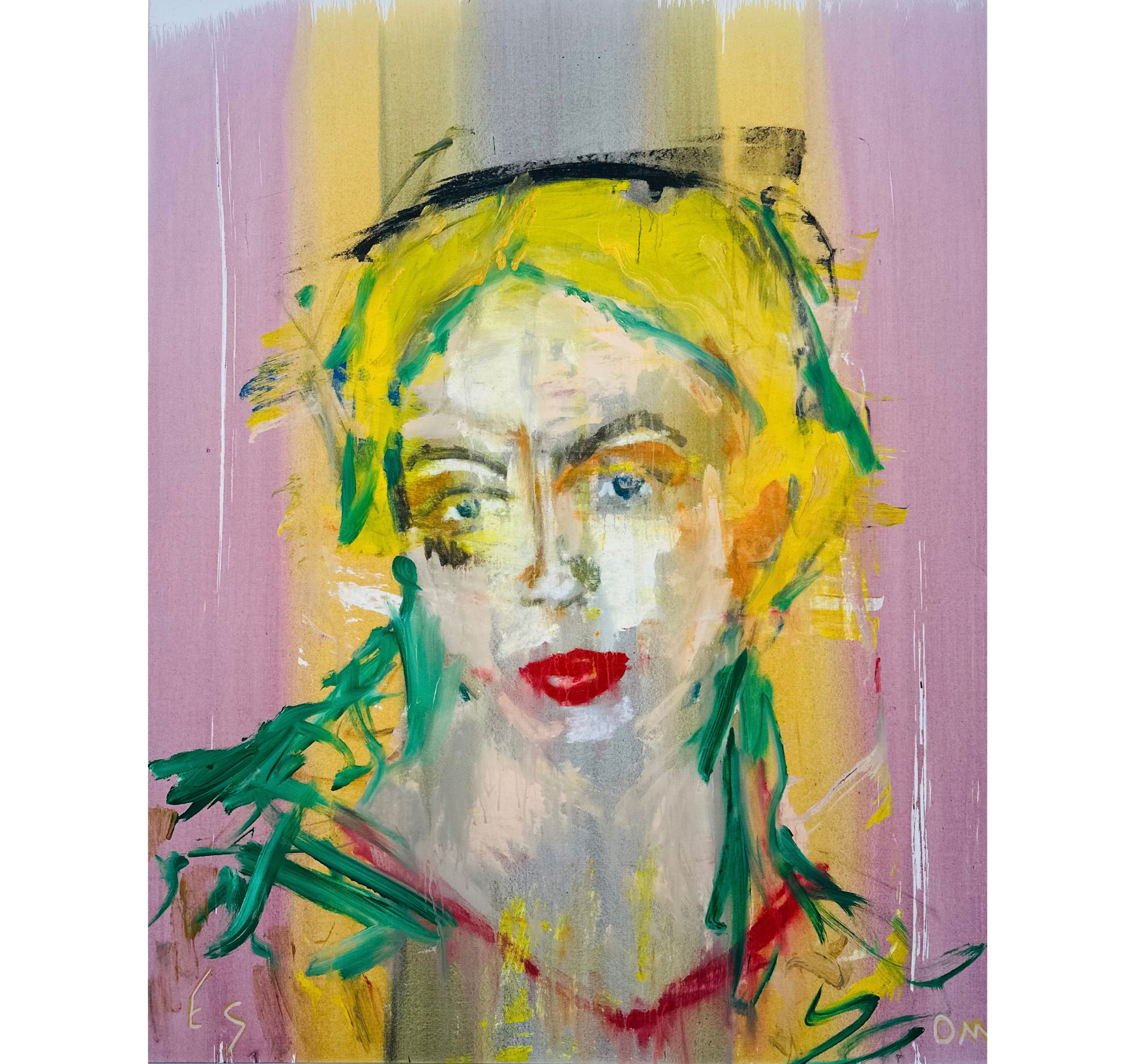 107. “Up Close; Stripes” Tony Mose | 48” x 60” | $6500