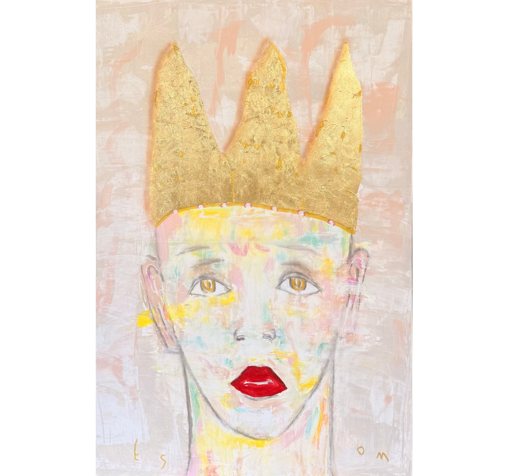 "Pastel King" Tony Mose | 48" x 72" | $7800