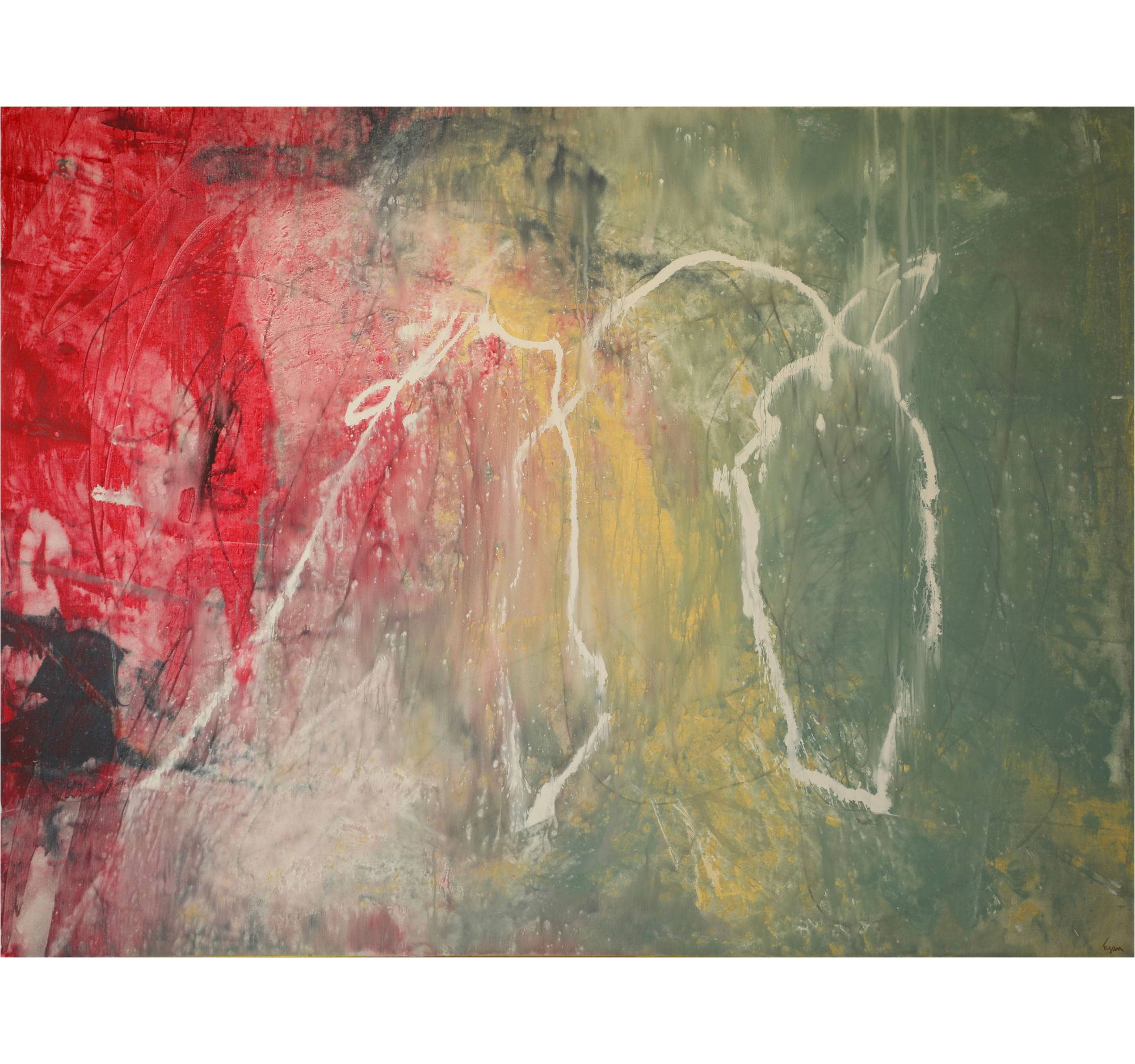 “Technicolor Abstract” Tony Mose | 72” x 96” | $15,600