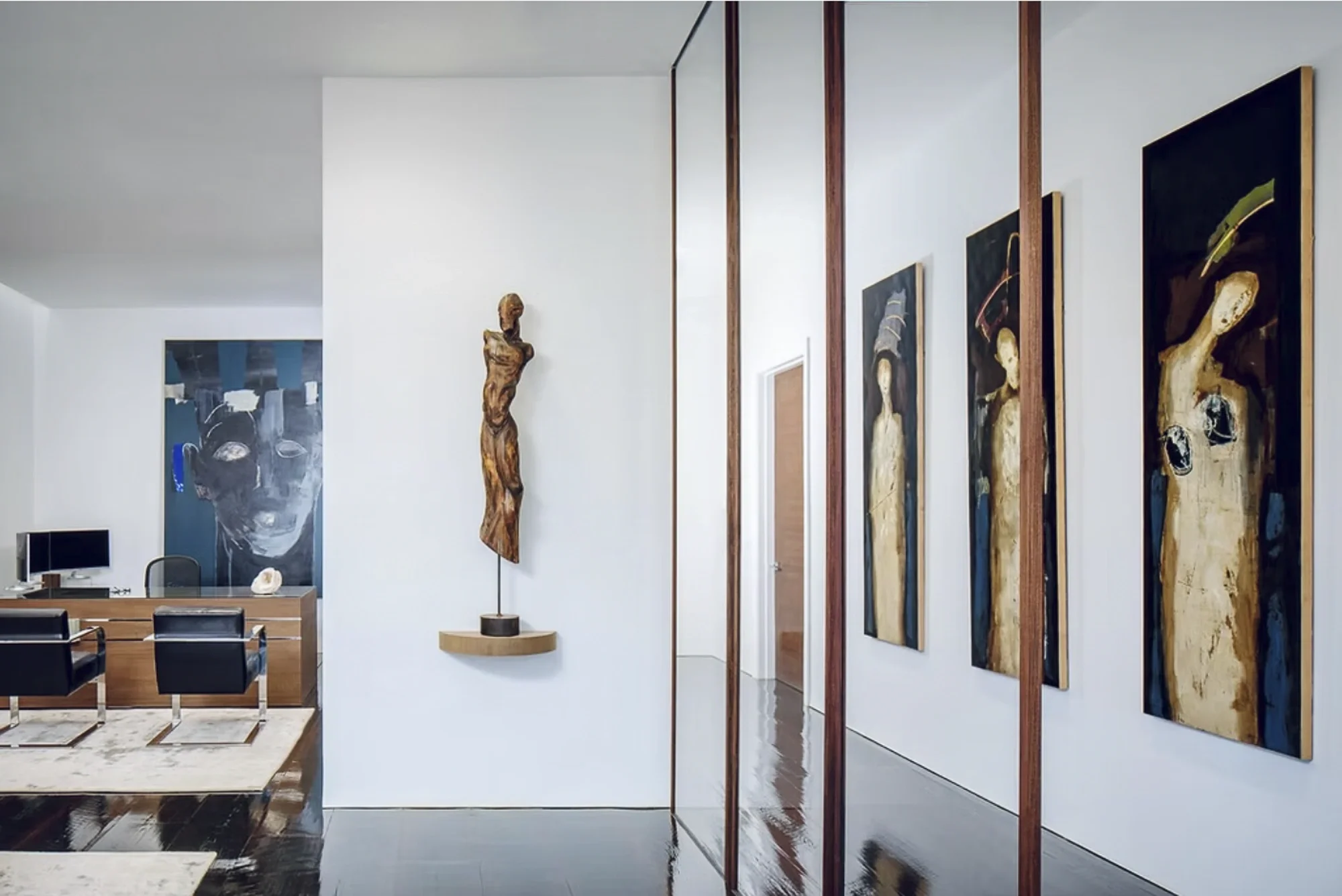 Designer: POSH Exclusive Interiors
Space: Private Residence, Home Office, Hall
Artist: Tony Mose, Angels, On Figurative