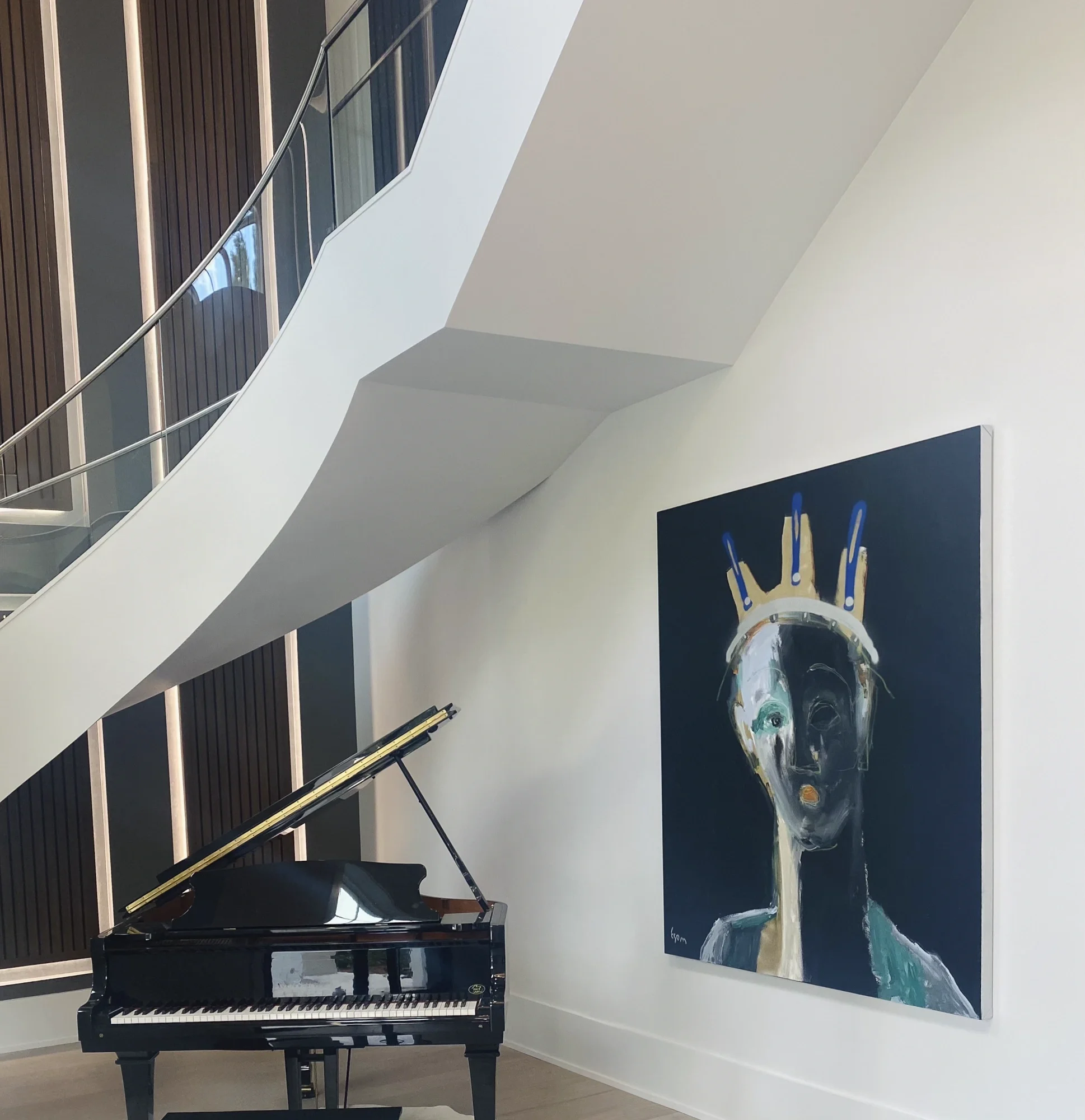Space: Private Residence, Stairway
Artist: Tony Mose, On Figurative