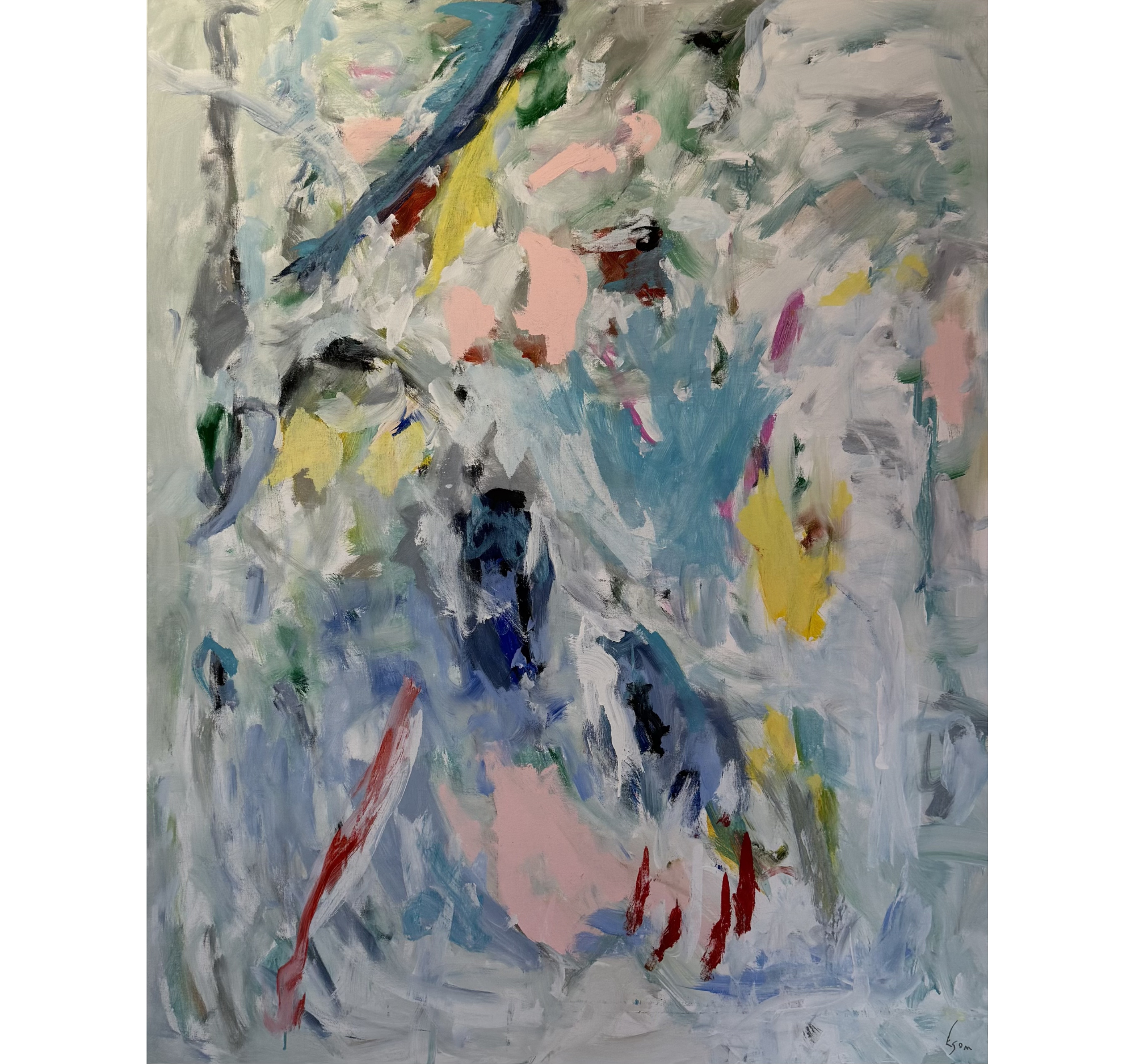 39. "Abstract in Spring 2" Tony Mose | 48" x 60" | $6480