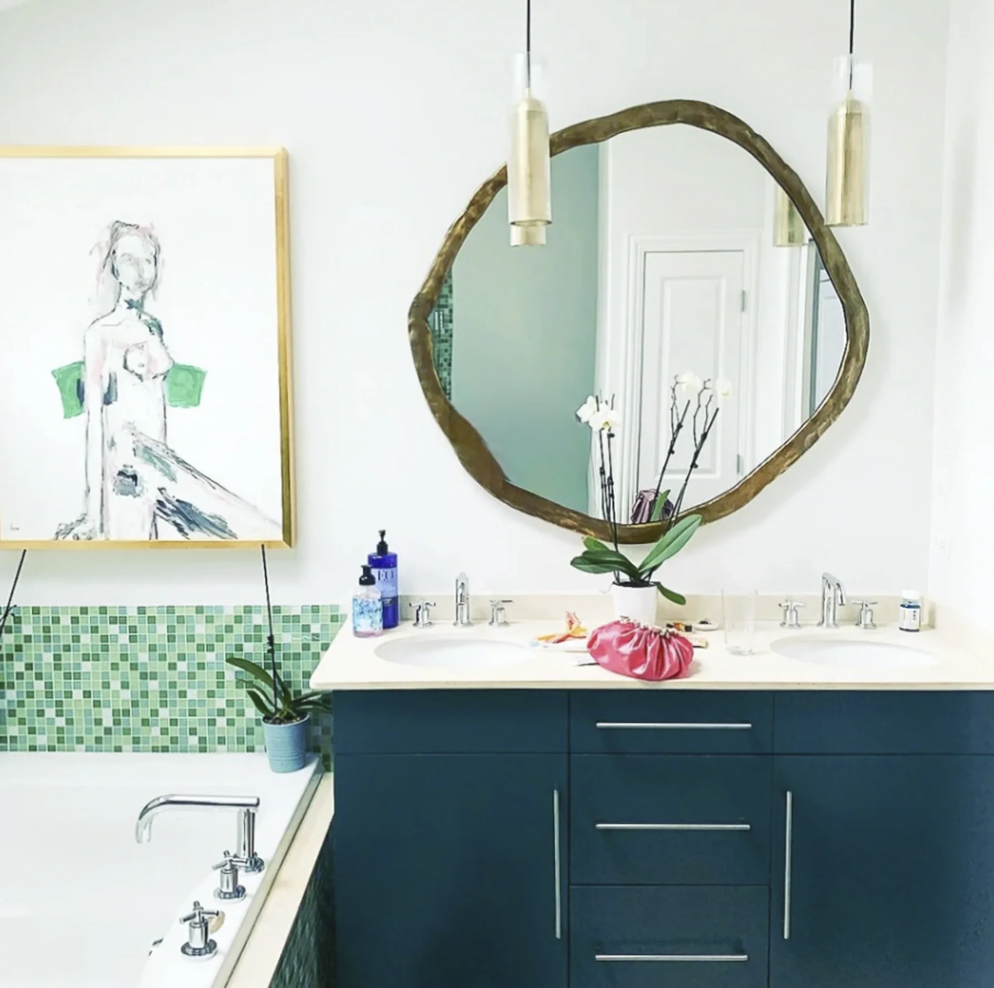 Space: Private Residence, Luxury Bath
Artist: Tony Mose, Angels