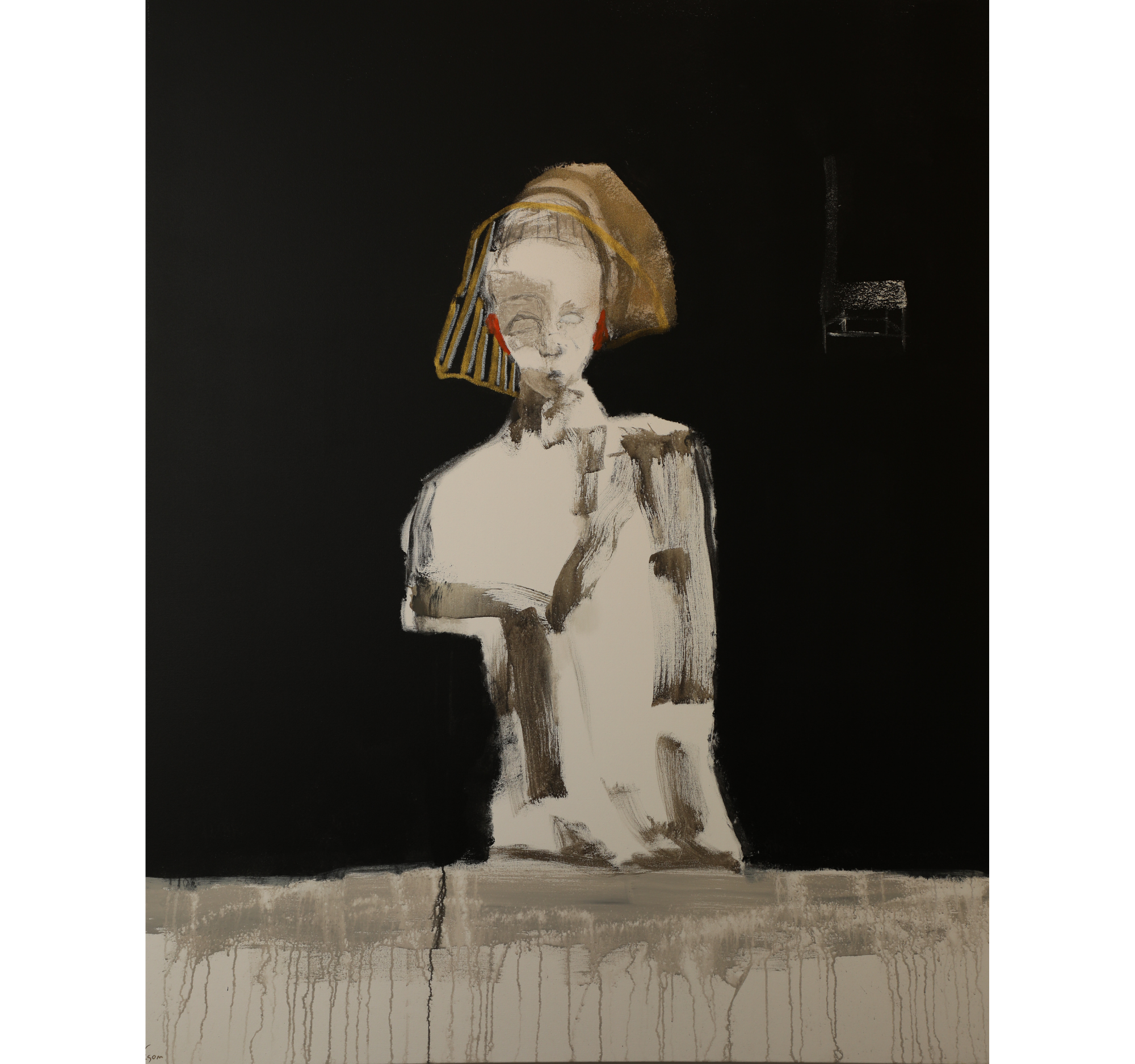 19. "Nude Figure with Chair" Tony Mose | 48" x 60" | $6480