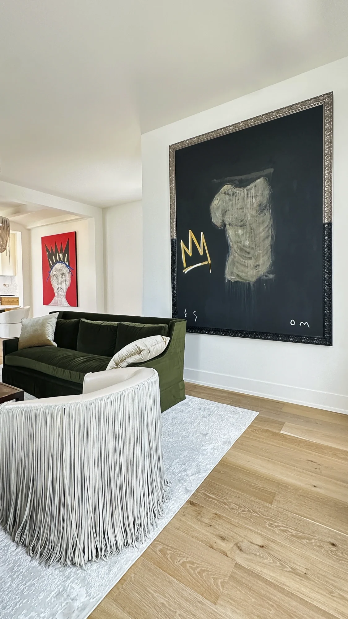 Space: Private Residence, Living Space
Artist: Tony Mose, Angels, On Figurative