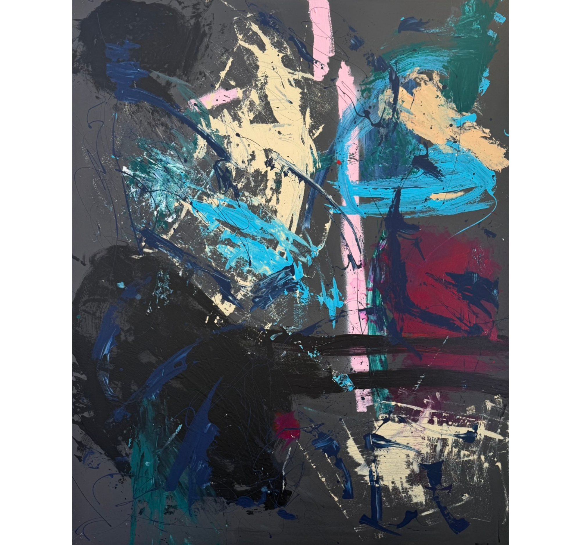 55. "Unintentional 1" Tracey Mose | 48" x 60" | $4320