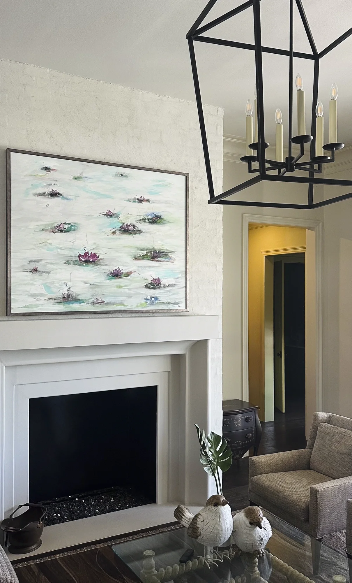 Space: Private Residence, Living Room
Artist: Tony Mose, Waterlilies