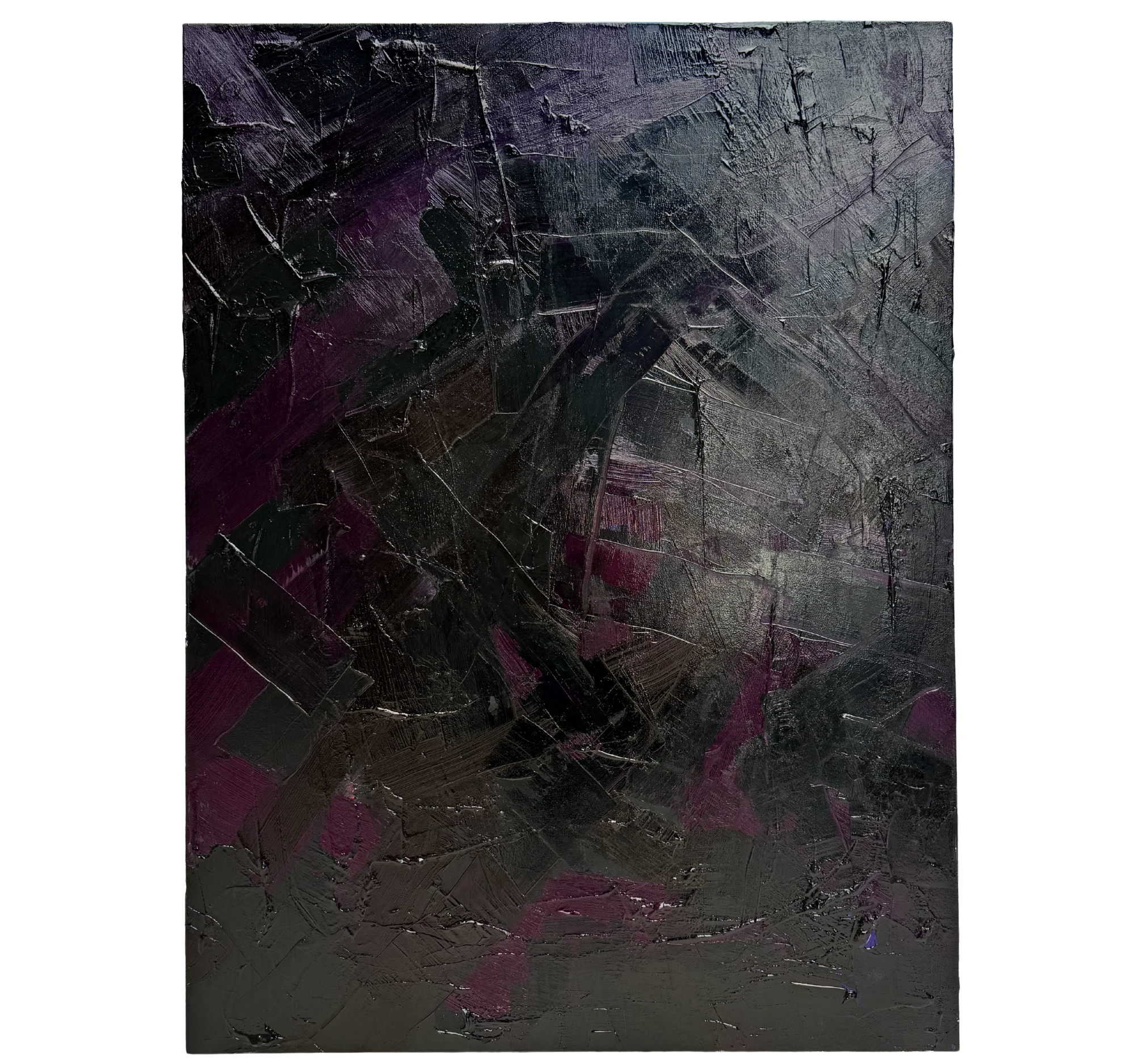 “Violet Raven”  Tracey Mose | 24” x 36” | $1600