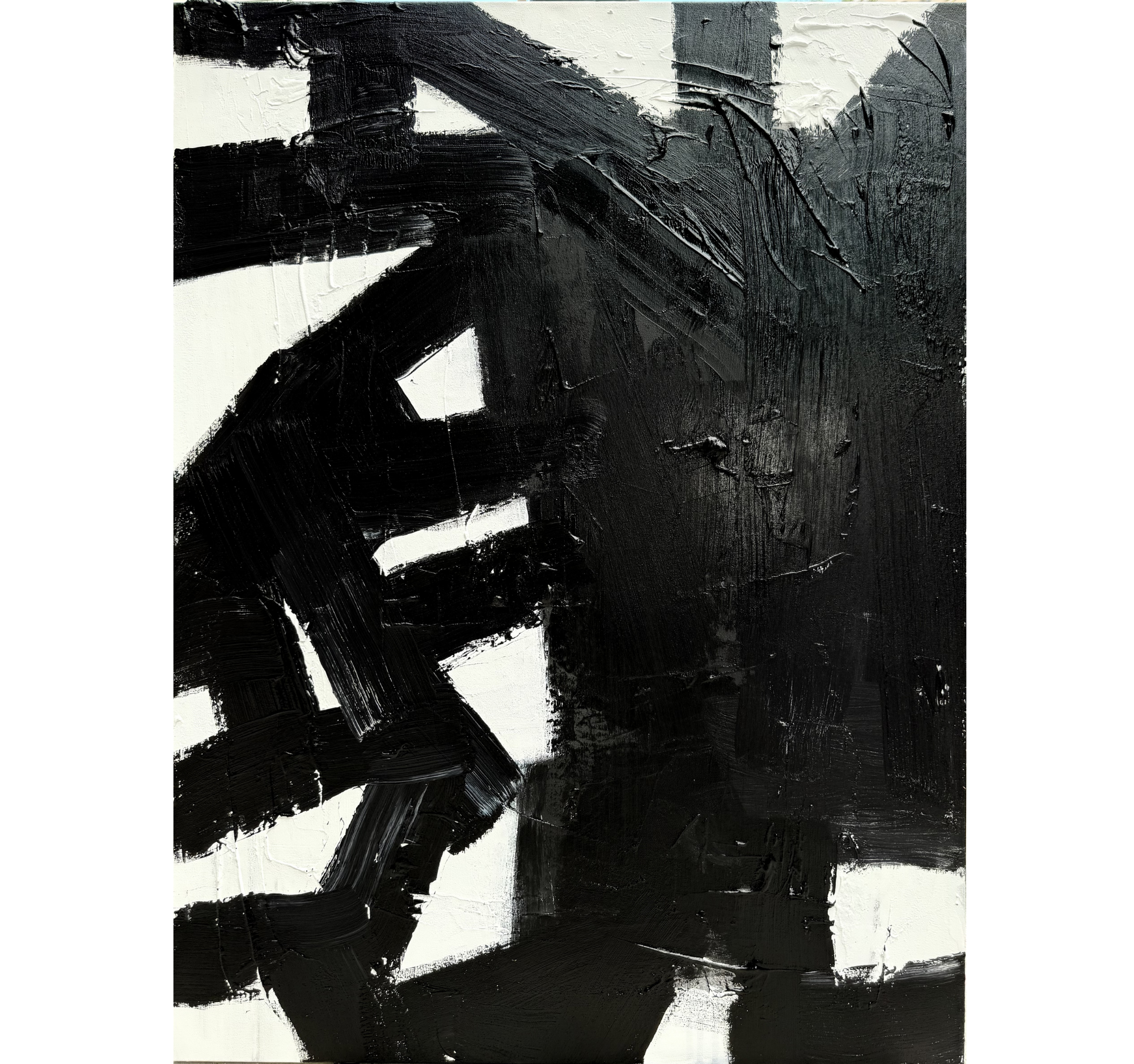 “UE Edit in Black and White” Tracey Mose | 30” x 40” | $2100