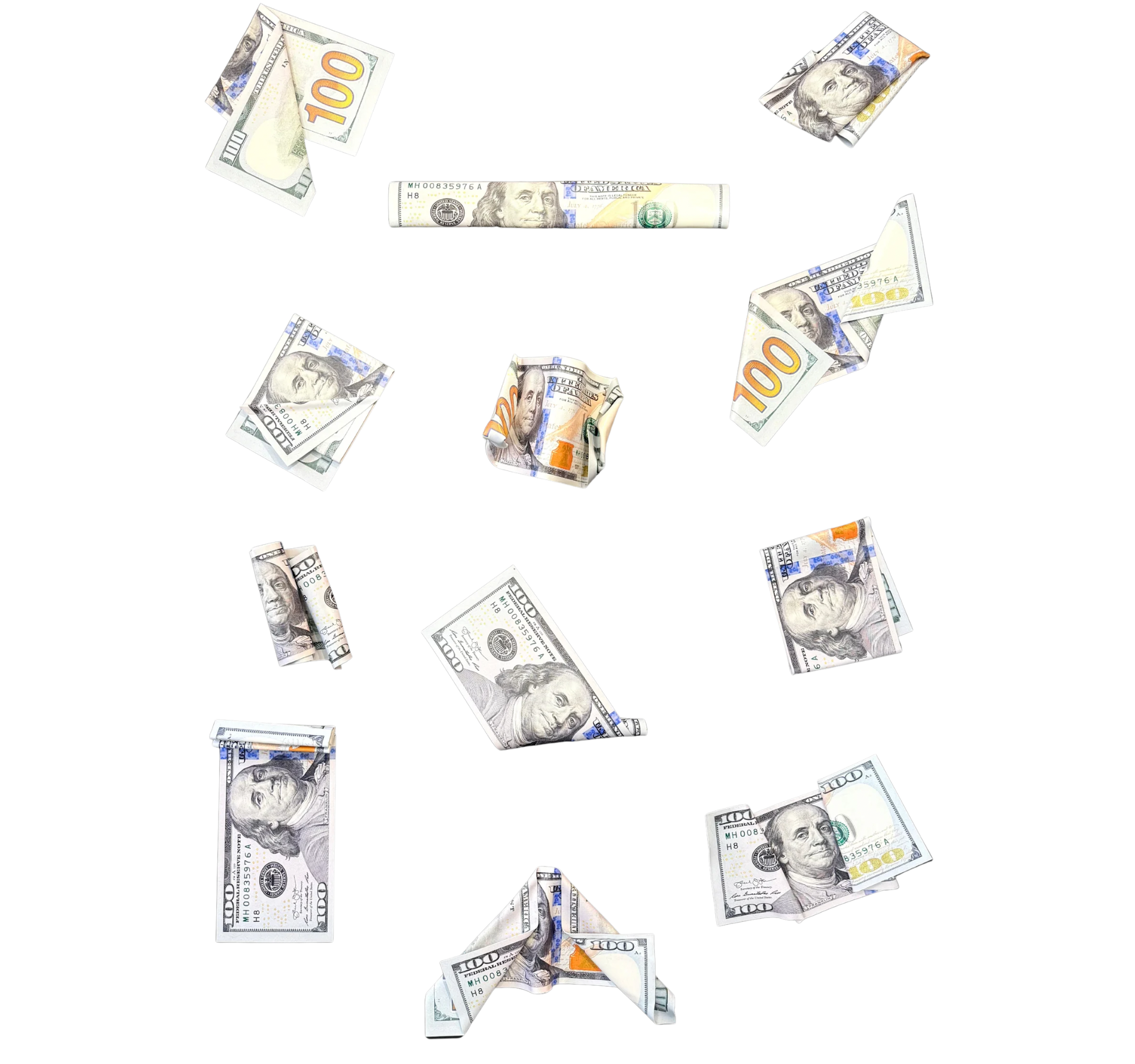 100. "Pocket Change" Tony Mose | Dimensions Vary | $1500 Ea. 