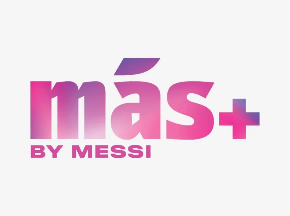 MAS+ By Messi Logo