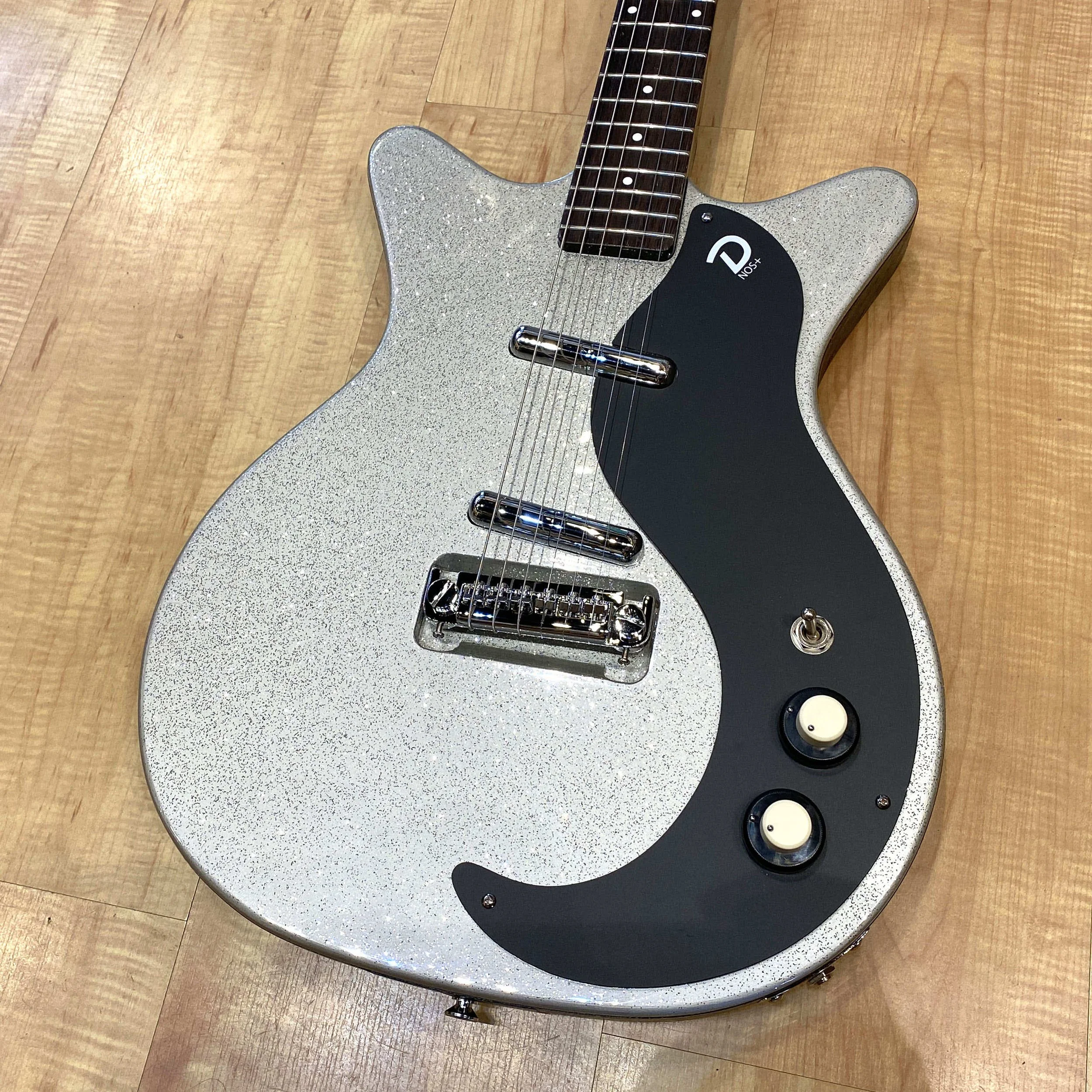 Danelectro 60th Anniversary DC '59 NOS+ Electric Guitar (Silver Metalflake)